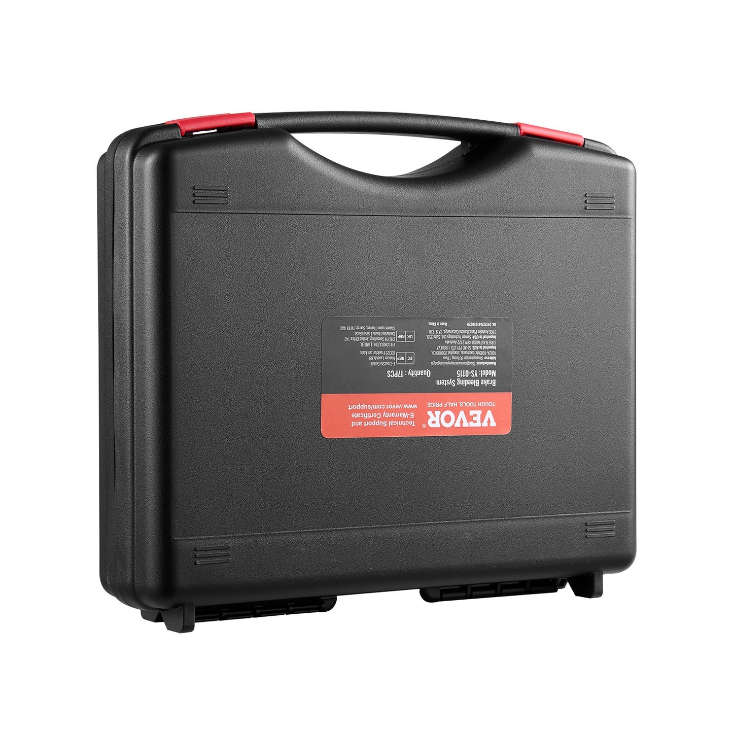 Brake Master Bleeder Kit, 17 Pcs, Professional Brake Bleeder Adapter Set with Complete Kit & Handle, Durable Brake Bleeder Adapter for Brake Fluid Filling Fit for Most New & Old Vehicles