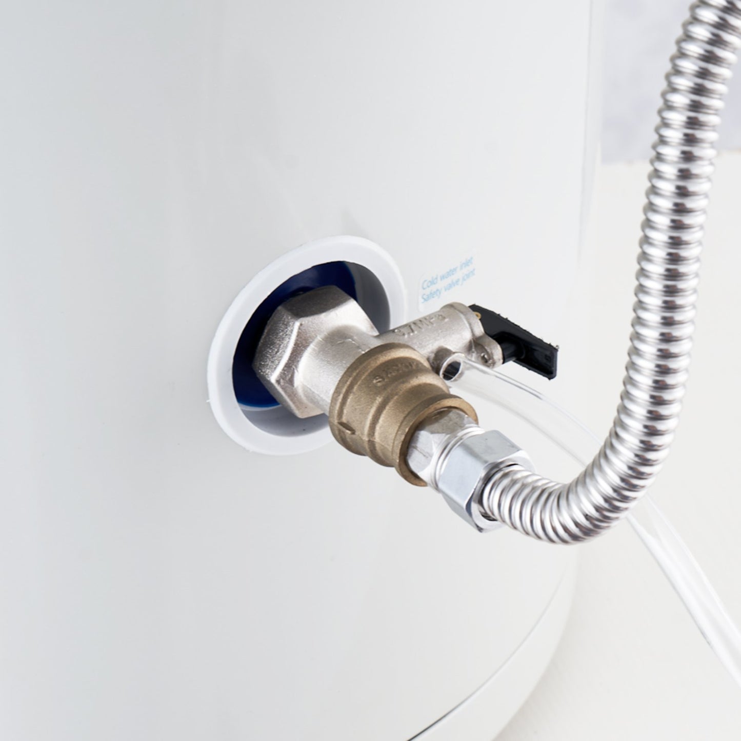 Elektrischer Durchlauferhitzer, 10-Gallonen-Tank, 1,6-kW-Durchlauferhitzer mit LED-Anzeige, Drehknopfsteuerung, IPX4 wasserdicht, seitlicher Anschluss, für Dusche und Bad