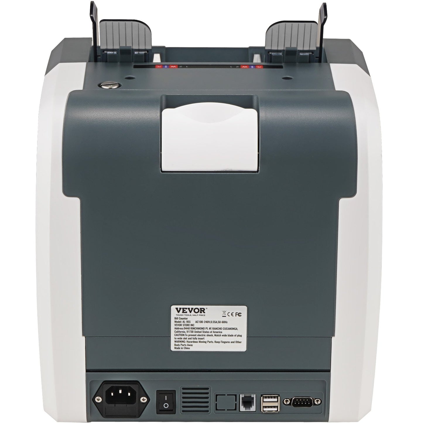 Money Counter Machine, Bill Counter with Mixed Denomination, 2CIS, SN, UV, IR, MG, DD Counterfeit Detection, Multi Currency, Value Counting Cash Counter and Sorter, Printer Enabled