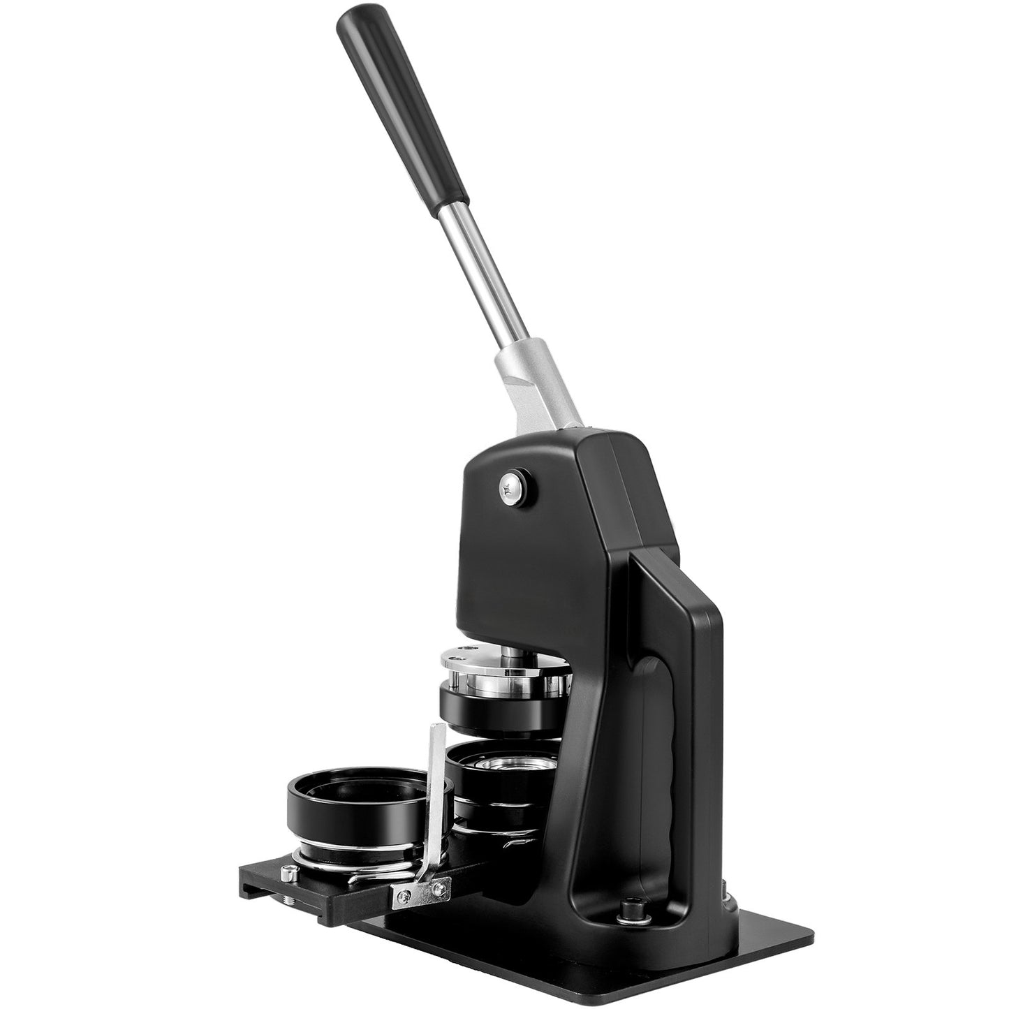 Button Maker Machine, Multiple Sizes 1+2.25 Inch Badge Punch Press Kit, Children DIY Gifts Pin Maker, Button Making Supplies with 500pcs Button Parts & Circle Cutter & Magic Book