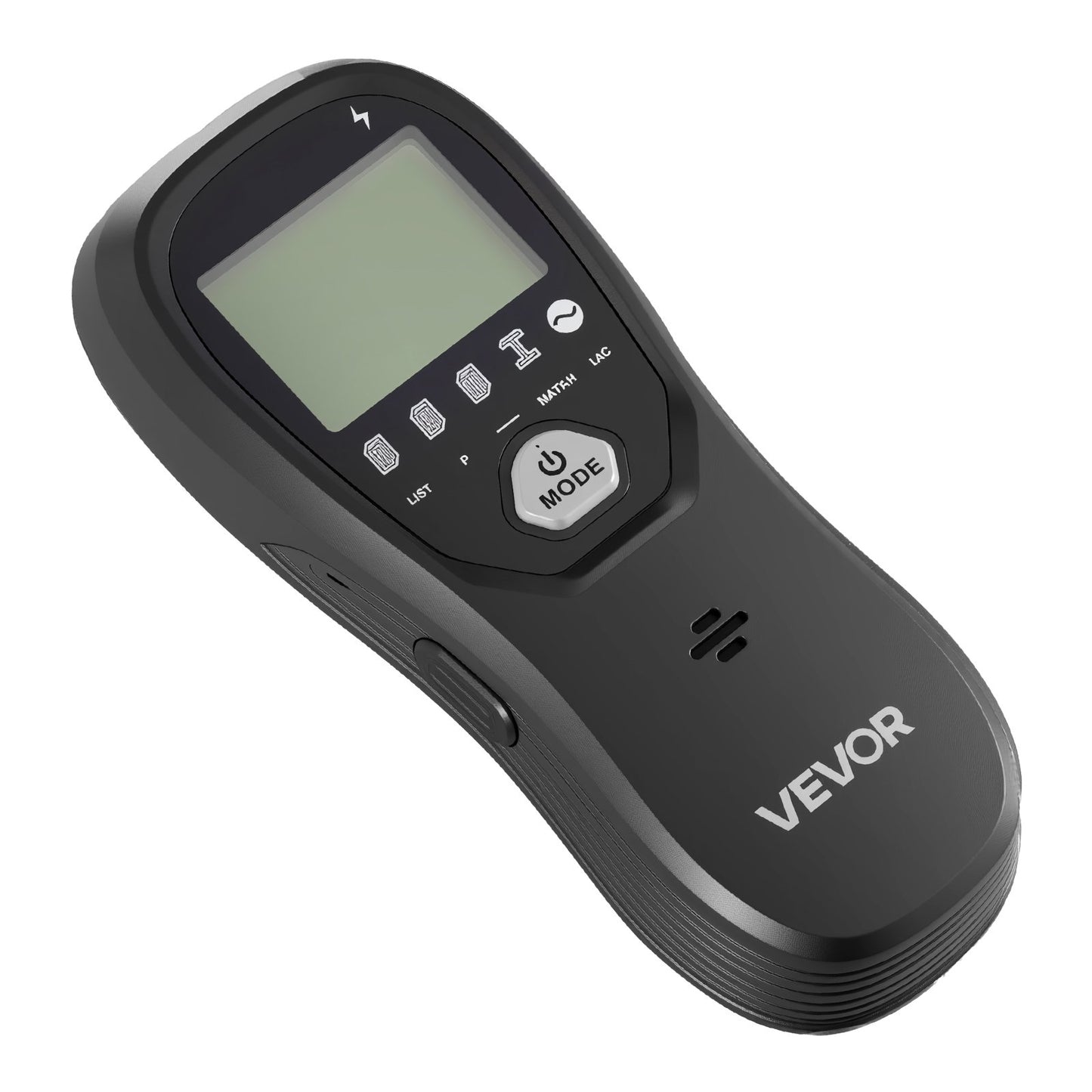 Stud Finder Wall Scanner, 5 in 1, Electronic Wall Stud Detector with Smart Sensor, High-Definition LCD Display and Audio Alarm, for the Center and Edge of Metal, AC Wire, Joists, Pipes, Black