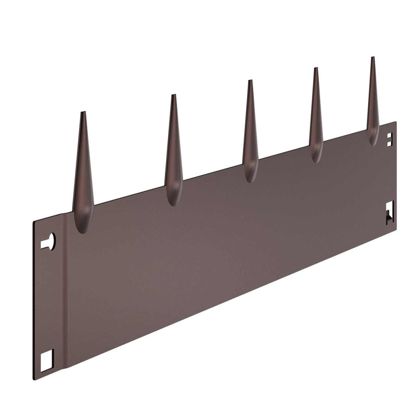 Steel Landscape Edging, 5 Packs 39 x 5 in Rust-Resistant Metal Landscape Edging, Bendable Garden Edging Border, Heavy Duty Lawn Edging, Easy-to-Install, Flower Bed Yard Pathway Divider Brown