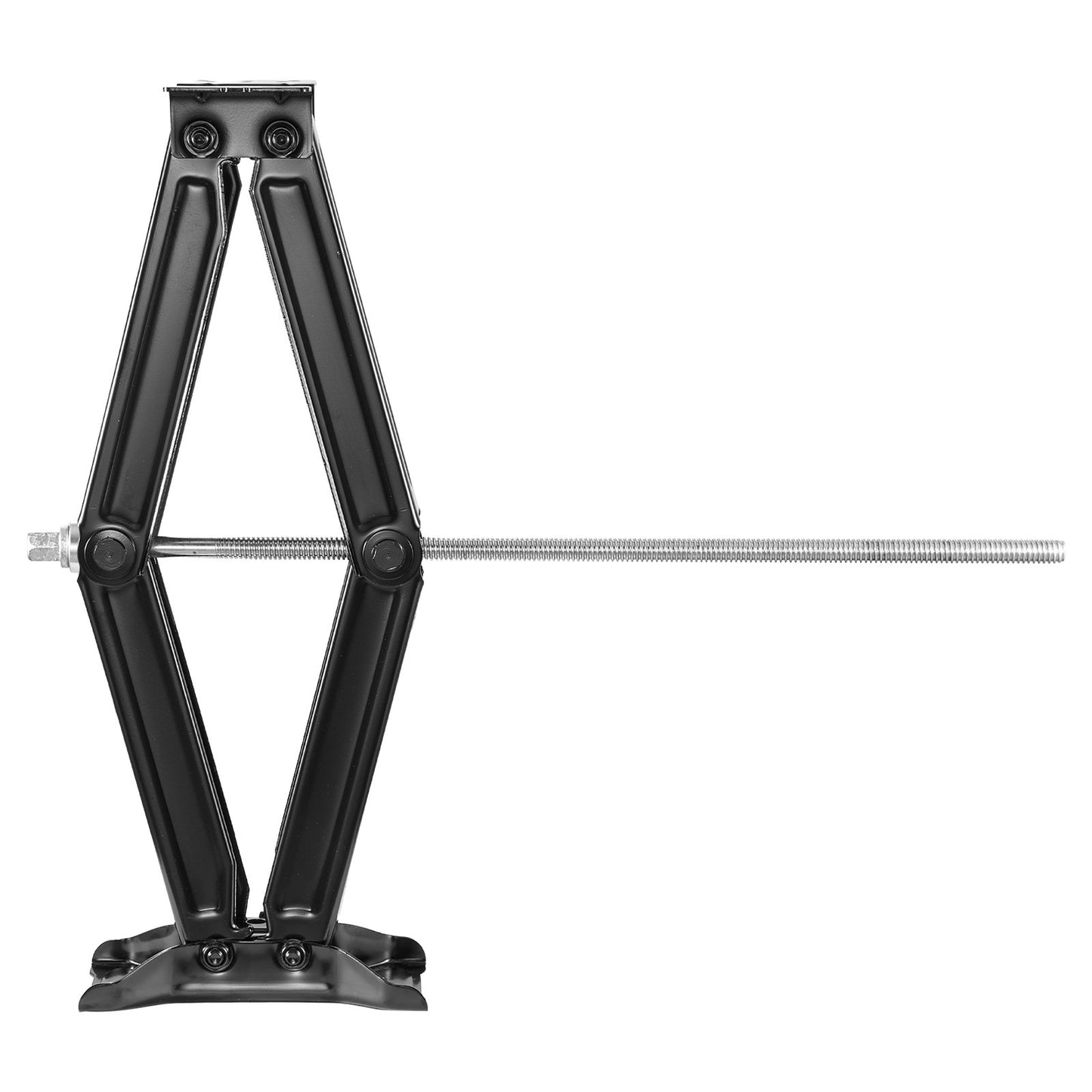 6500 lbs RV Scissor Jacks, 4-23.4 in RV Stabilizer Leveling Scissor Jacks, Set of 2, Heavy Duty Stabilizer Jack with Crank Handle, Socket and Bubble Levels, Not Easily Bent or Deformed