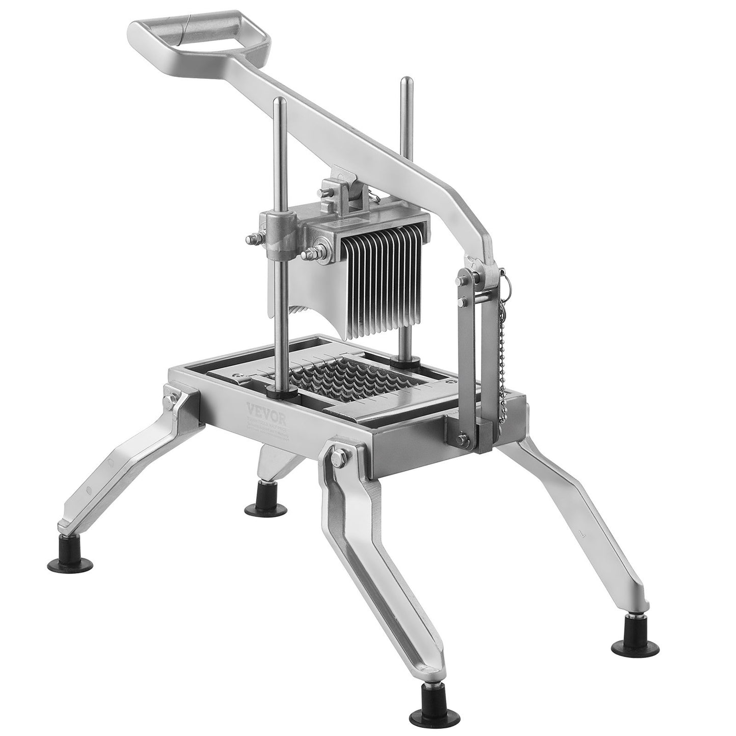 Commercial Vegetable Slicer, 3/8 and 3/16 inch Tomato Slicer, Stainless Steel and Aluminum Alloy Vegetable Cutter Slicer, Manual Tomato Slicer with Non-slip Feet, for Tomatoes, Onions, Potatoes