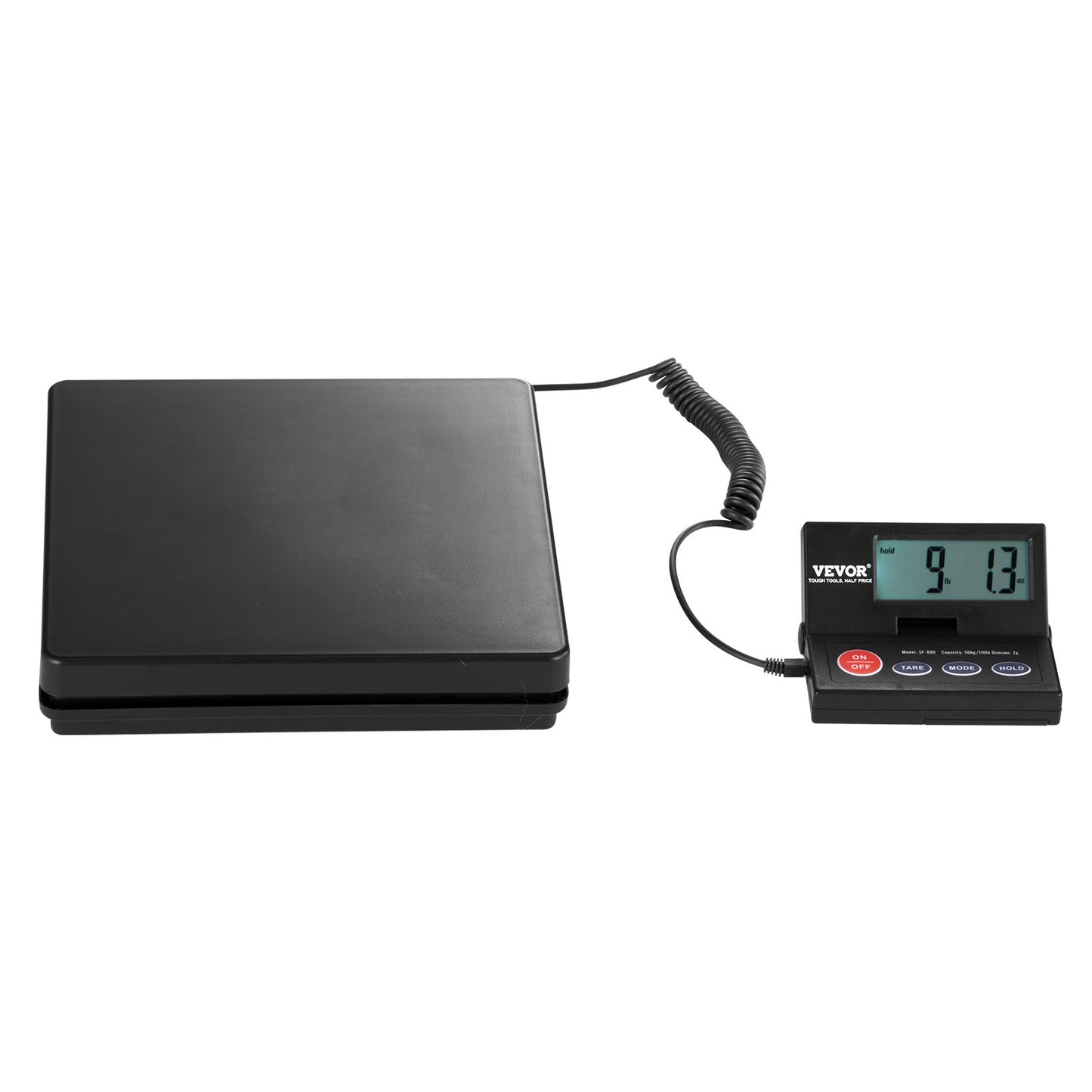 Shipping Scale Digital Postal Scale 49.9 kg x 2 g, AC/DC Package LCD
