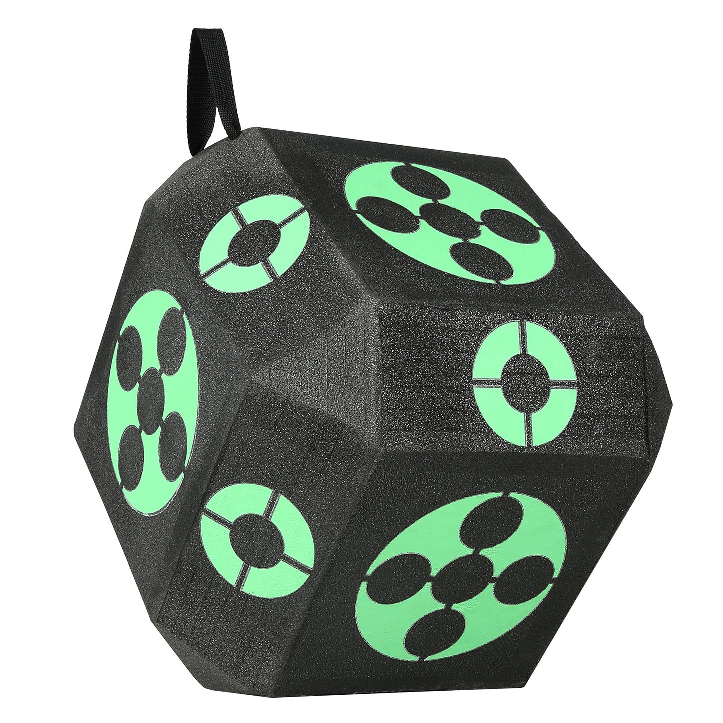 Archery Target, 15"x15" All-side Shotting Archery Arrow Target, Outdoor Portable Archery Target with Carry Handle, Easy Arrow Removal, Great Visibility, Lightweight, Easy to Transport, Black