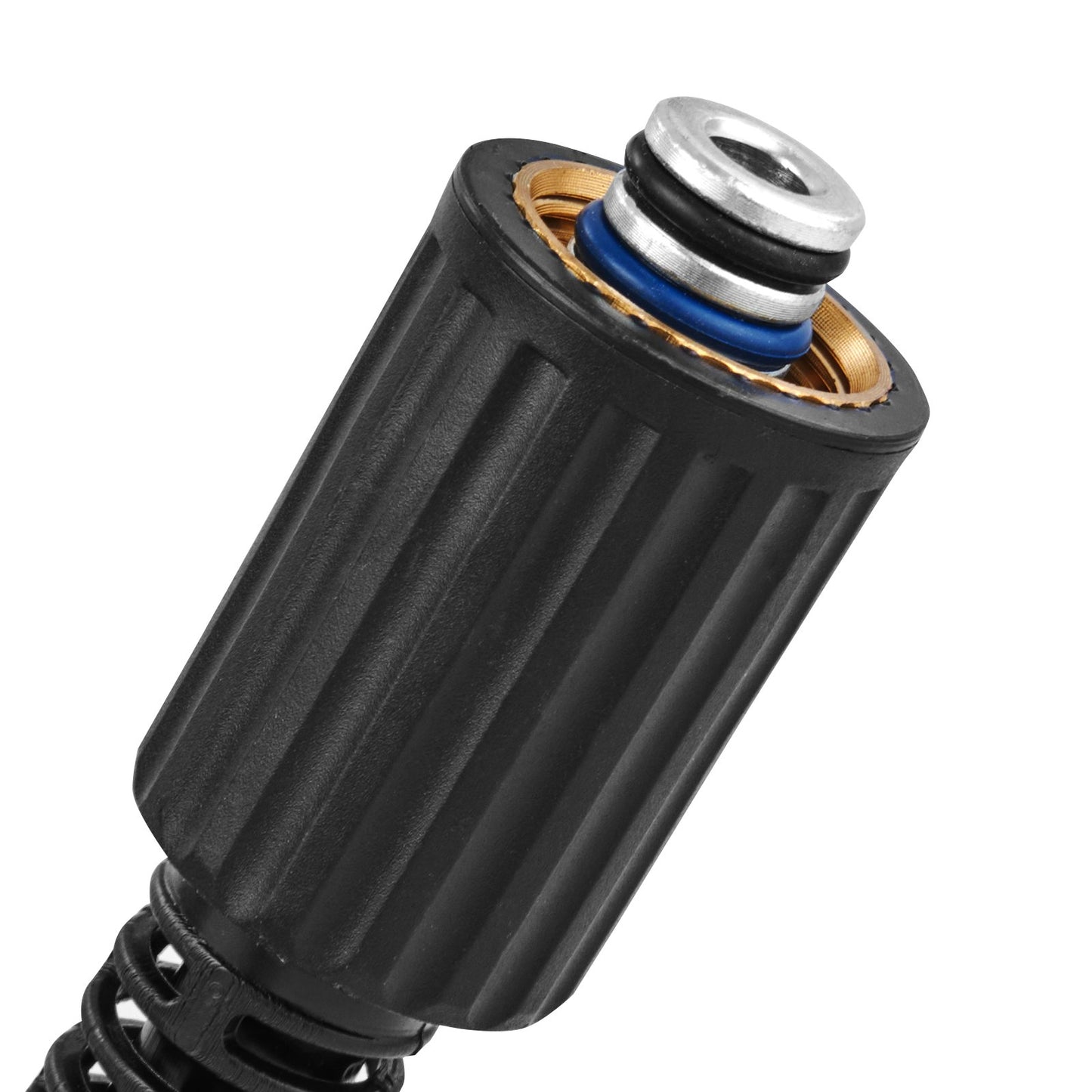 Pressure Washer Hose, 30.5m, 6.35mm Kink Free M22-14mm Brass Thread Replacement For Most Brand Pressure Washers, 19mm Bending Radius, 4200 PSI Heavy Duty Power Washer Extension Replacement Hose