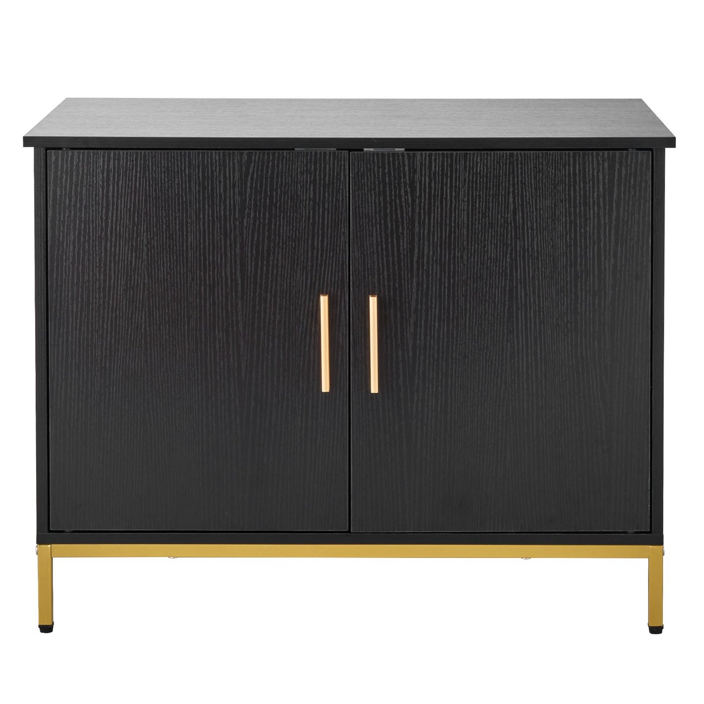 Cat Litter Box Enclosure Furniture, 70 cm Hidden Litter Box Cabinet with Metal Legs & Handle, Modern Style Cat Washroom House End Table, Fit Most of Litterbox, for Bedroom Living Room