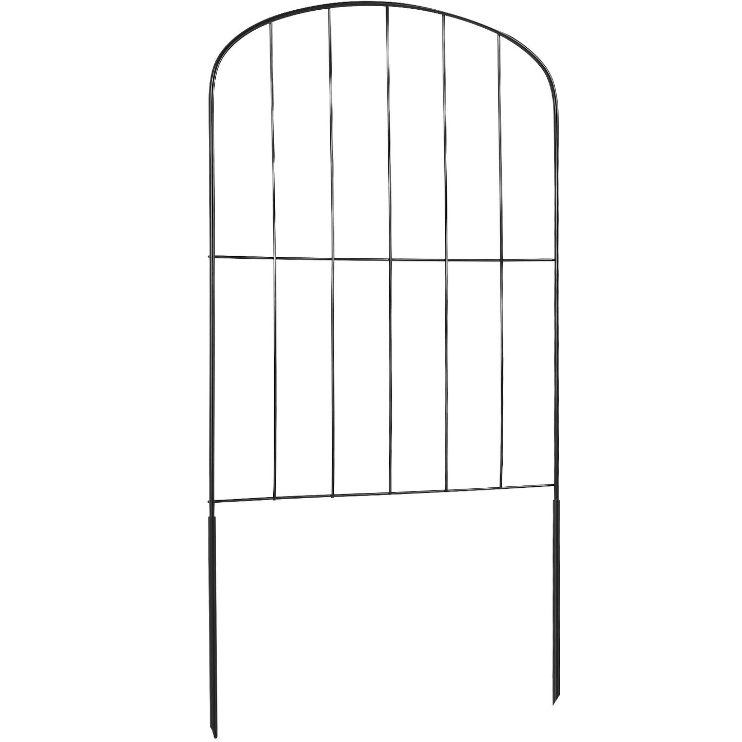 Garden Fence, No Dig Fence 731.5 cm (H)x 396.2 cm(L) Animal Barrier Fence, Underground Decorative Garden Fencing with 5.1 cm Spike Spacing, Metal Dog Fence for the Yard and Outdoor Patio, 28 Pack