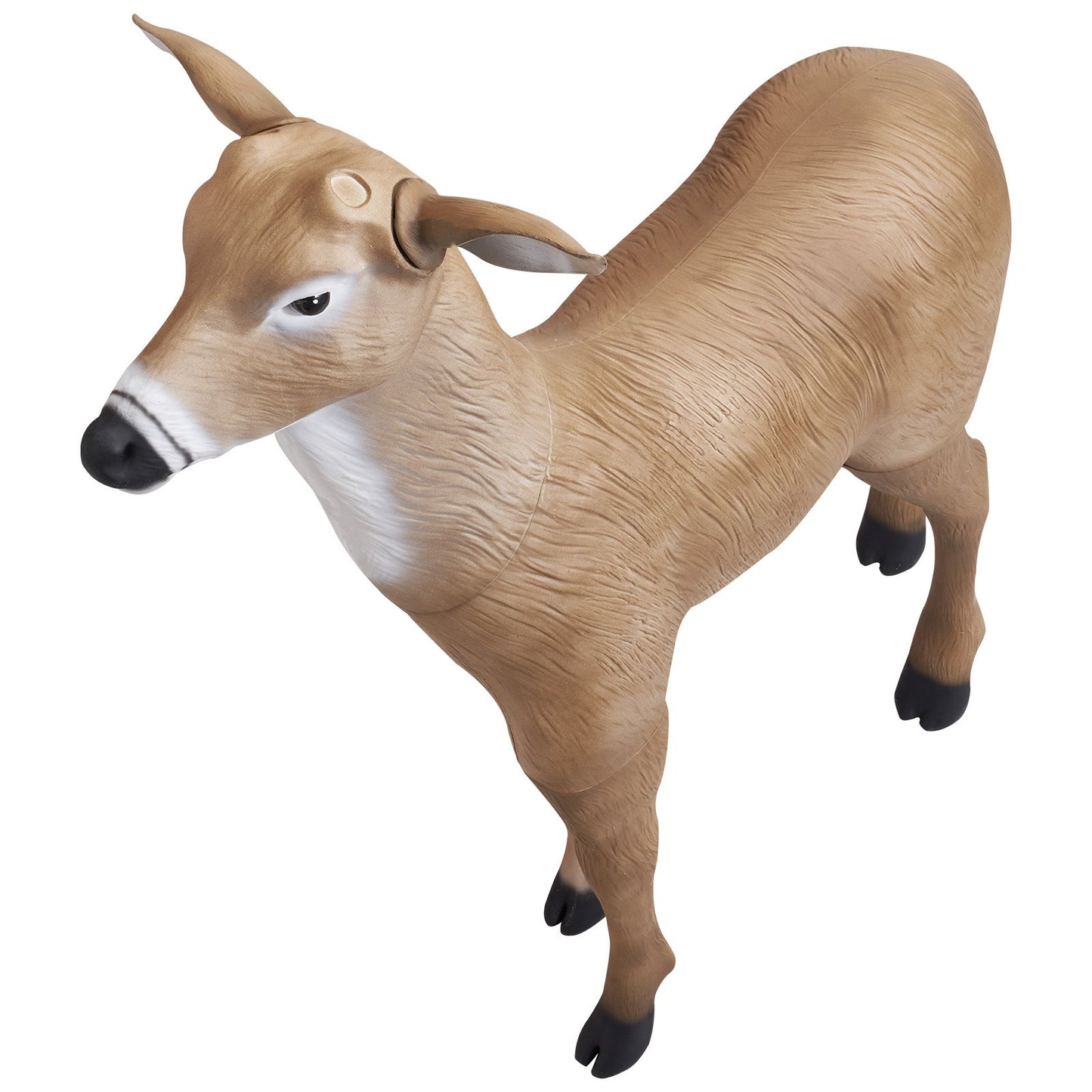 Deer Decoy, Outdoor Deer Decoys for Hunting, Realistic Durable HDPE Doe Hunting Decoy, Foldable Legs for Easy to Carry and Use, for Garden Yard Decoration, 1-Pack