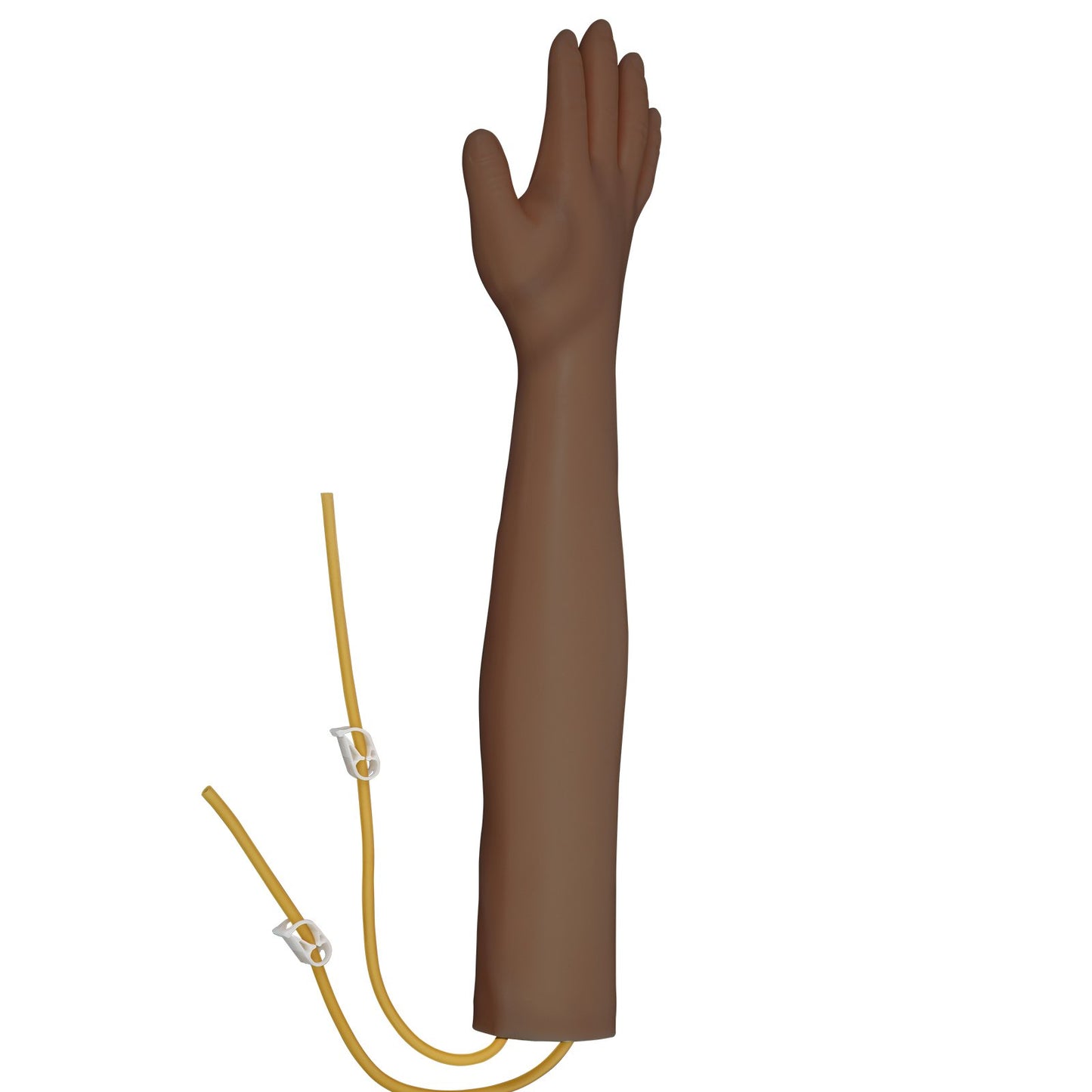 Intravenous Practice Arm Kit with Dark Skin Phlebotomy Arm Made of PVC Material Perfect Phlebotomy Gifts For Nurse IV Practice Arm Kit with full accessories(EDUCATIONAL USE ONLY)