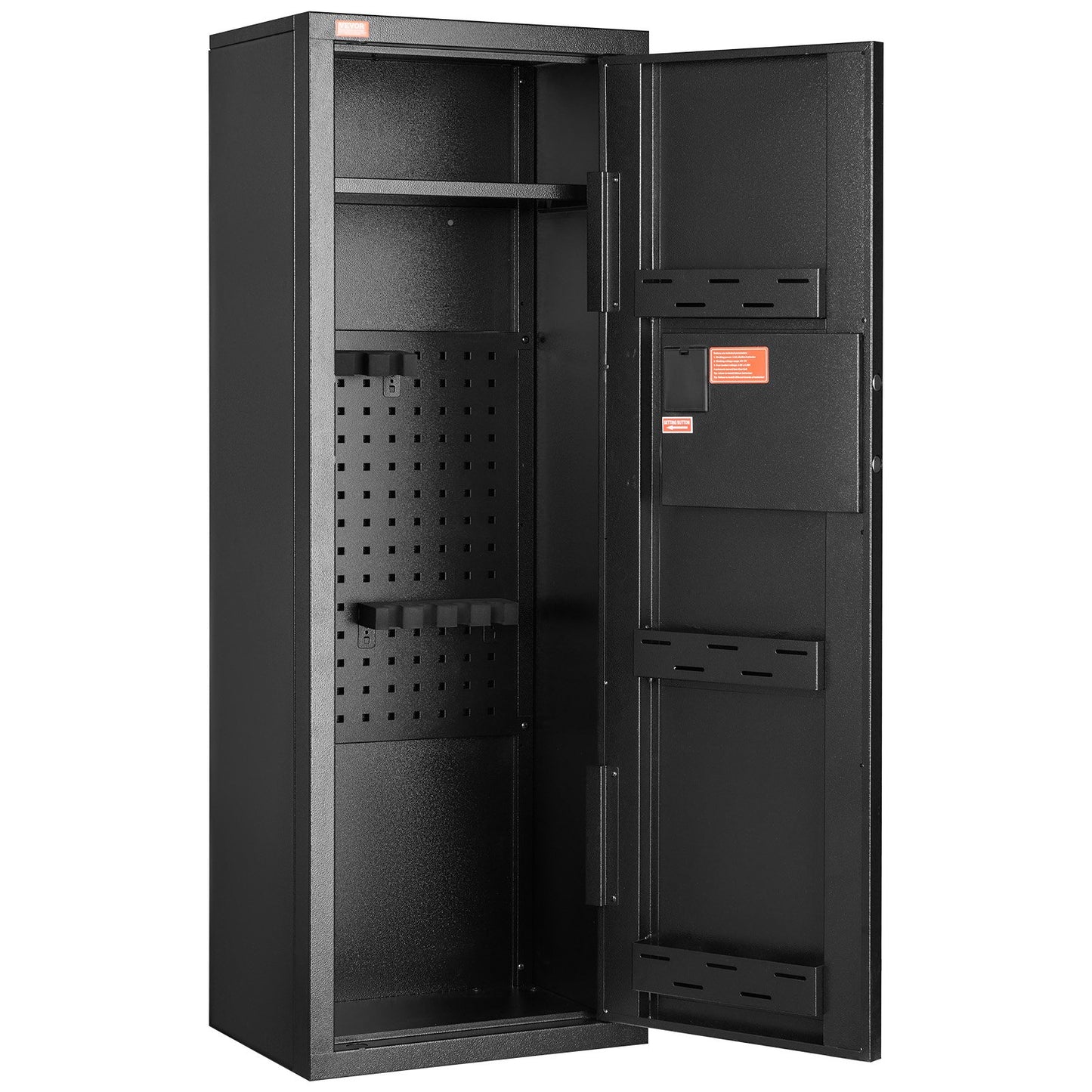 6-8 Rifles Gun Safe, Rifle Safe with Lock & Digital Keypad, Quick Access Tall Gun Storage Cabinet with Removable Shelf, Rifle Cabinet for Home Rifle and Shotguns