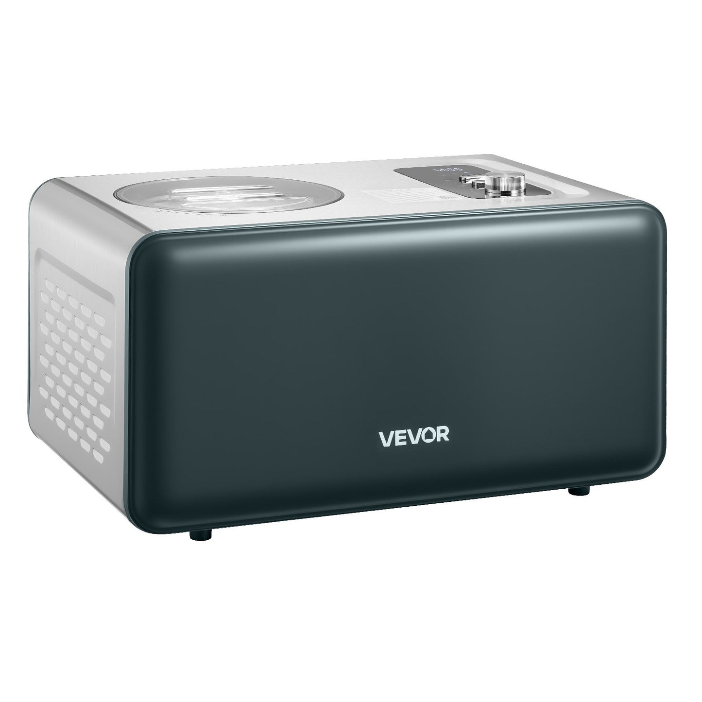 Automatic Ice Cream Maker with Built-in Compressor, 1.5L No Pre-freezing Gelato Maker, Electric Sorbet-Maker, 3 Modes Compressor Ice Cream Machine for Home Kitchen