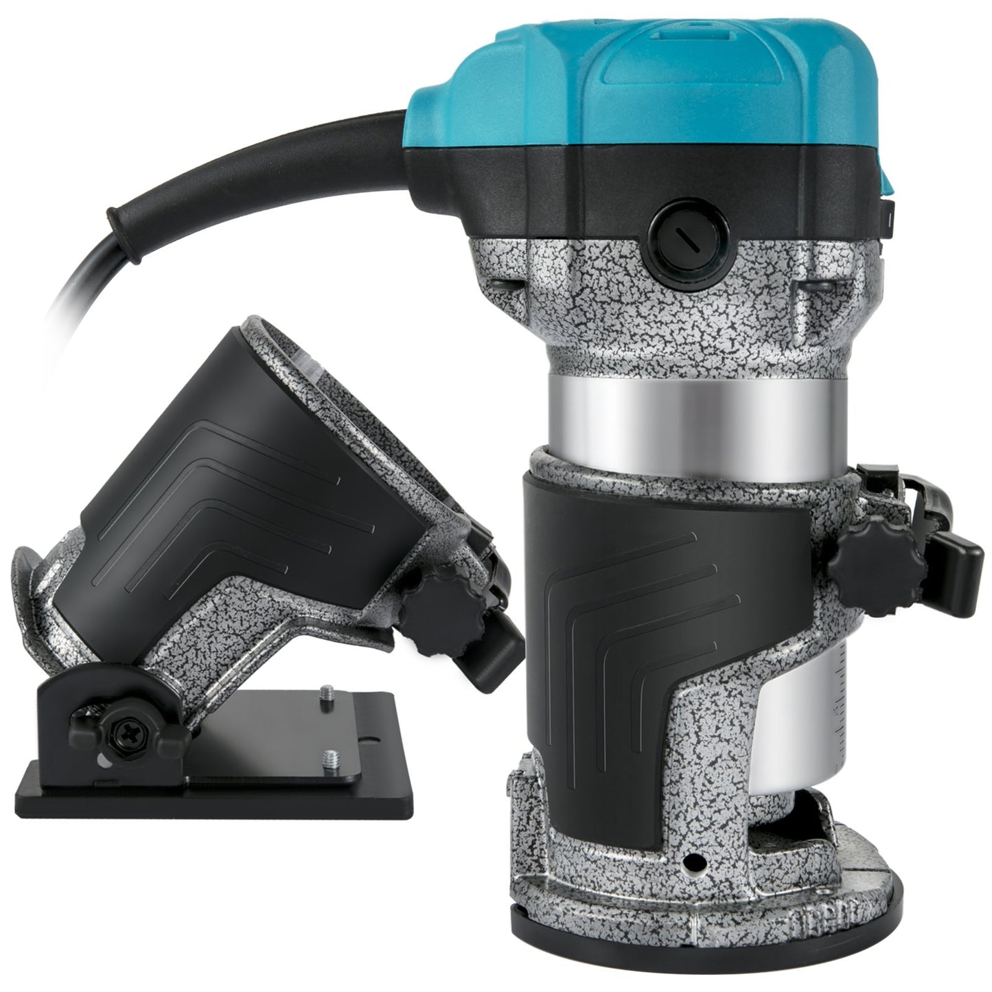 Router Tool, 710W Wood Router, Router for Woodworking with 3 Router Collets, Wood Router Tool with Fixed & Plunge & Tilt Base, Woodworking Router with Aluminum Shell & 13000-33000 r/min Rotating