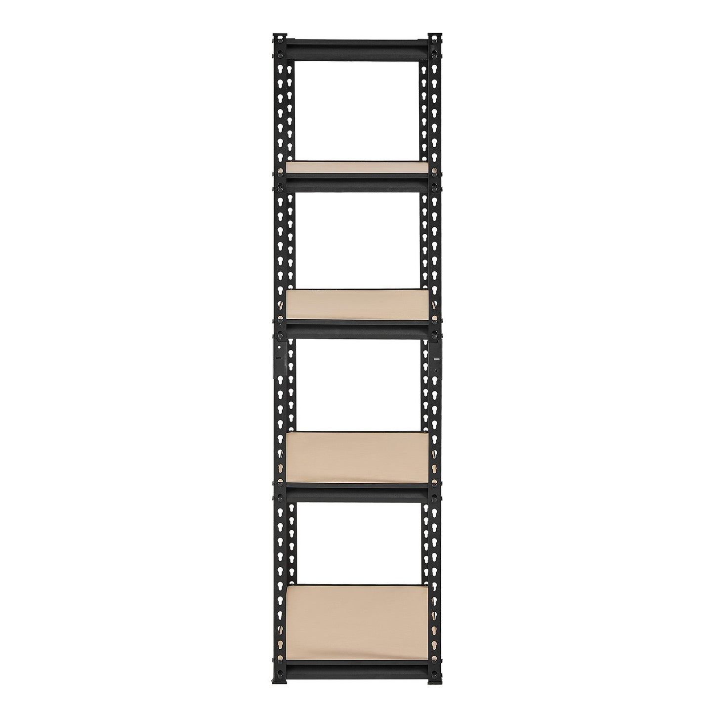 Storage Shelves, 2000 lbs, 5 Tier Garage Storage Shelving, 16" D x 32" W x 62.8" H Adjustable Metal Shelves for Garage Shelves Utility Rack Shelf, Ideal for Kitchen, Warehouse, Basement, Black
