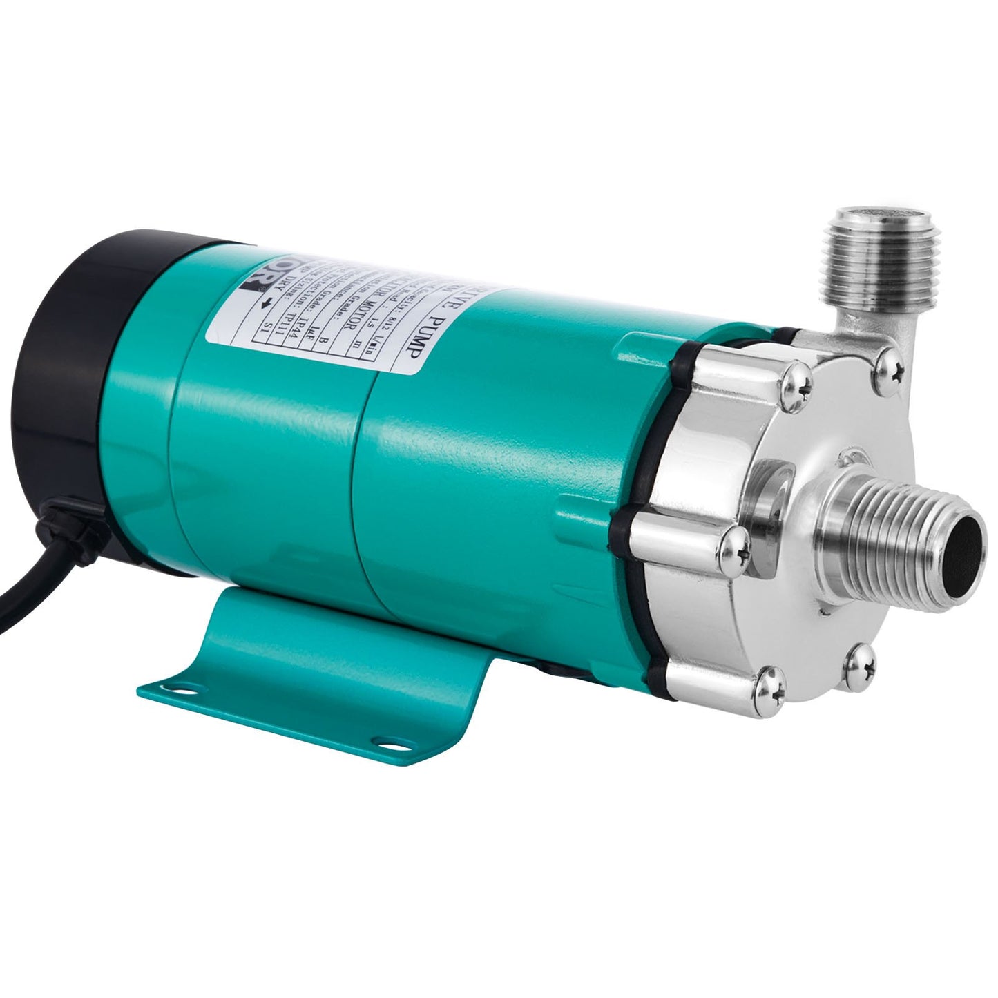 Magnetic Beer Pump with Food MP-15RP Grade Well Pump Stainless Steel Head Magnetic Drive Brewing Beer Pump with High Temp Magnetic Brewing Beer Pump