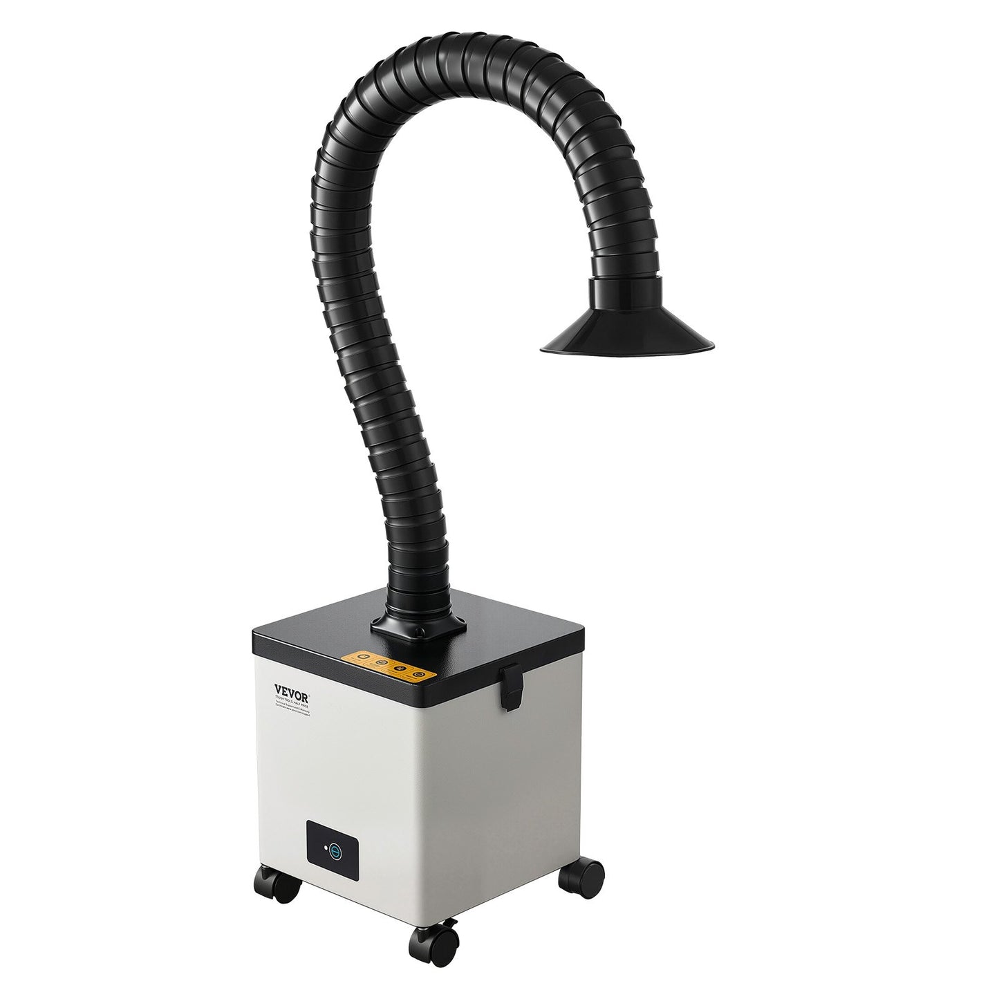 Solder Fume Extractor, 85W Brushless Soldering Smoke Absorber with 3-Stage Filters & 3-Speed Adjustment, 200m³/h Strong Suction Solder Smoke Purifier for Soldering, Engraving, DIY Welding, Salon