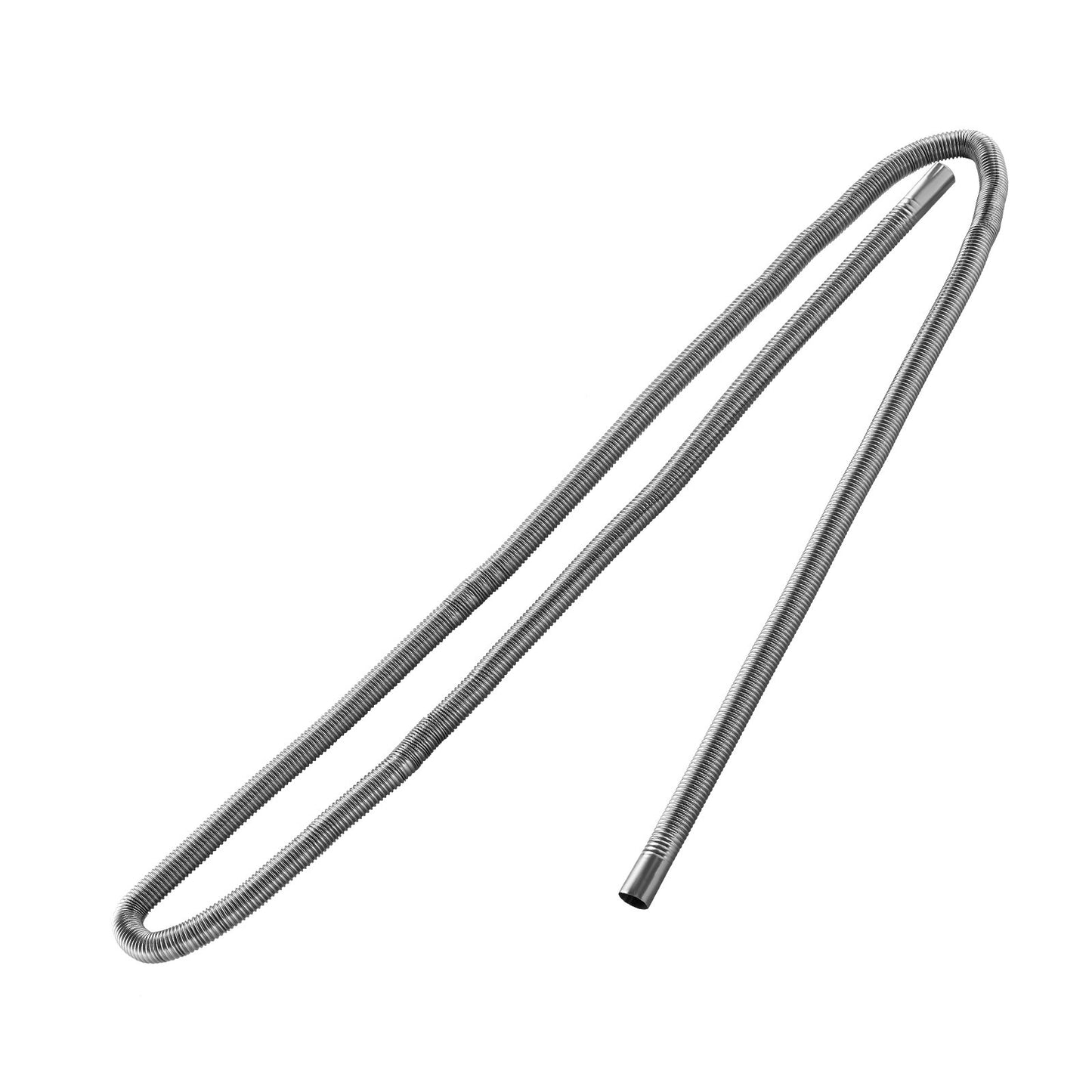 Exhaust Hose, 3000mm Stainless Steel Exhausts Hose, Diesel Heater Flexible Exhaust Pipe with 2 Hose Clamps, Exhausts Hoses Kit Diesel Heater Accessories for 2KW 5KW 8KW Diesels Heaters