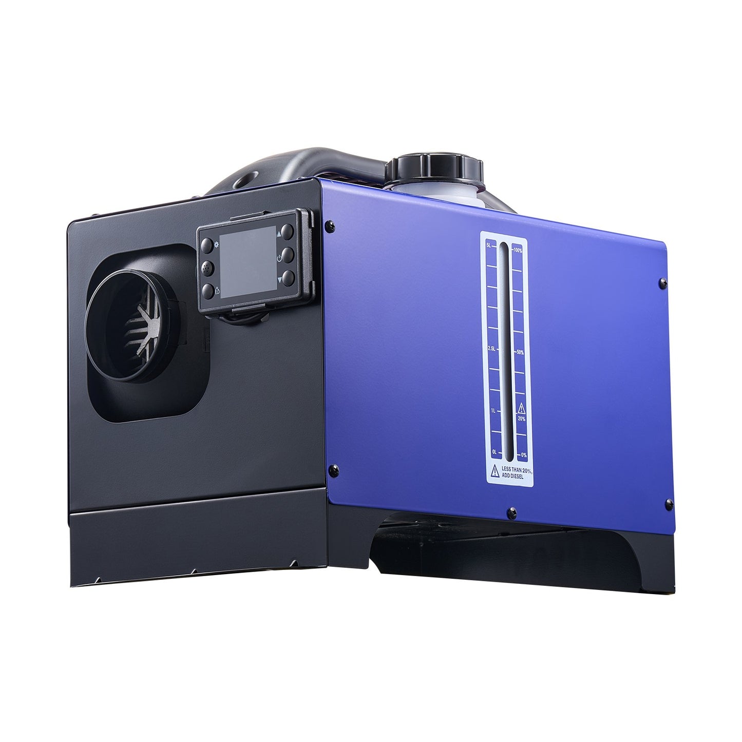 Diesel Heater, 12-24V 8KW, All in One Portable Diesel Air Heater with Remote Control and LCD Display, Fast Heating Low Noise, 5 L Fuel Tank for Vehicles, RVs, Vans, Tractors and Trucks