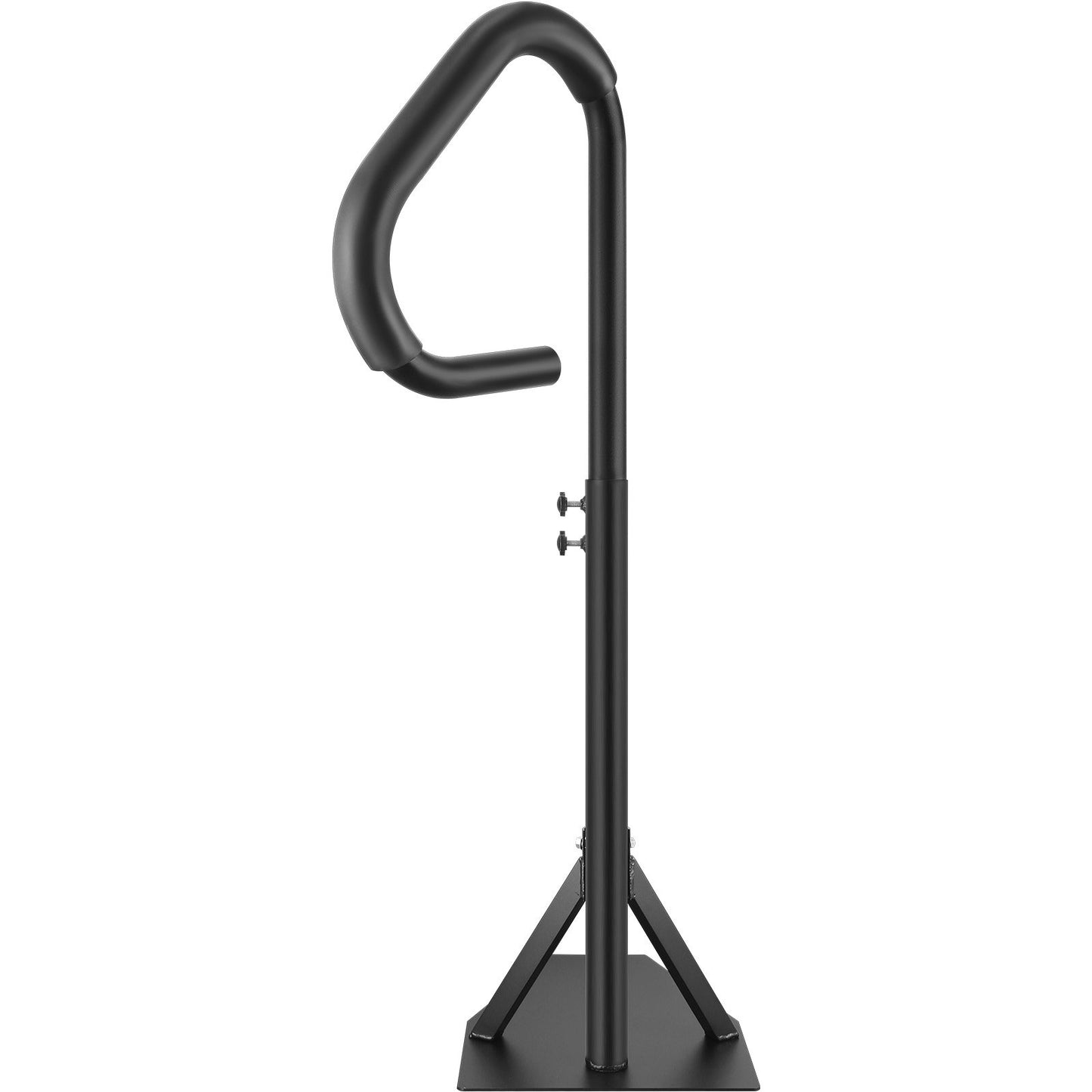 Hot Tub Handrail, 360 Rotatable Spa Side Handrail with 88.9-144.8 cm Adjustable Height, Rust-proof Aluminum Spa Step Hot Tub Hand Rail with Slide-Under Mount Base for Indoor & Outdoor, 272.2 kg Capacity