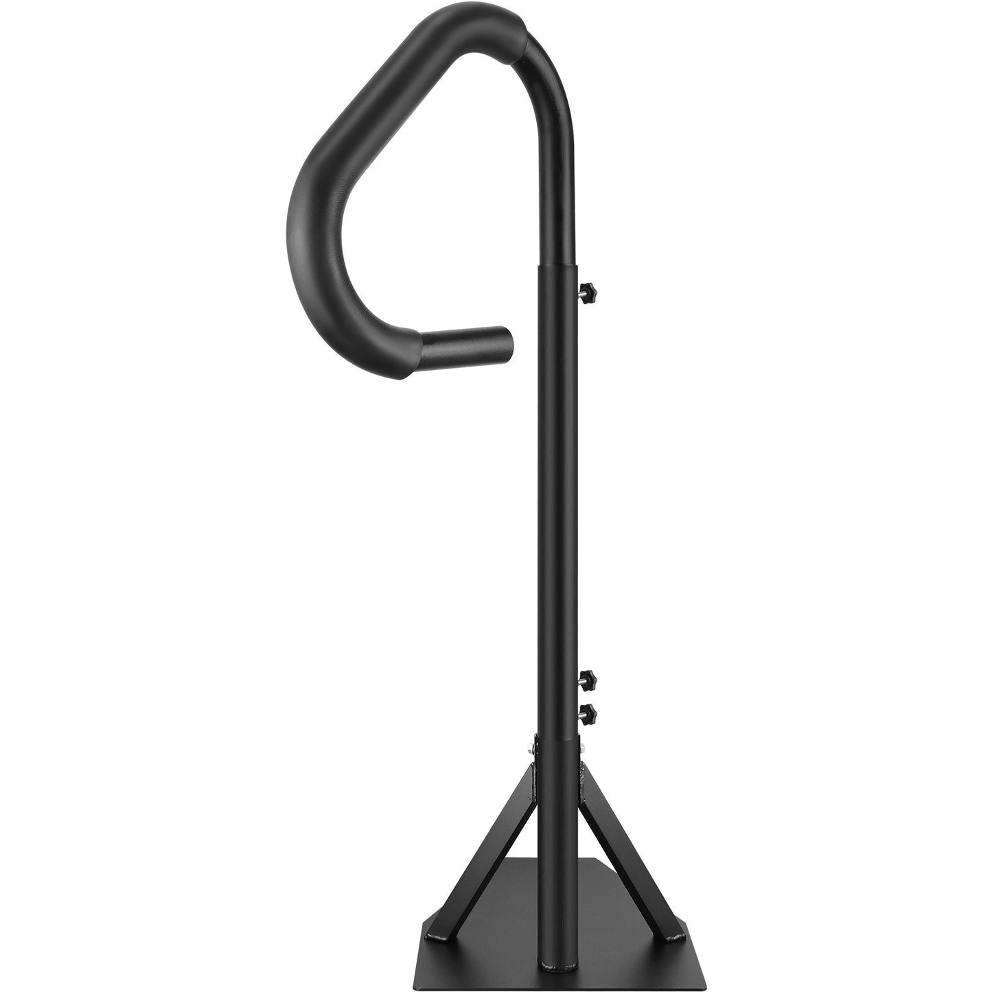 Hot Tub Handrail, 360 Rotatable Spa Side Handrail with 48"-63" Adjustable Height, Rust-proof Aluminum Spa Step Hot Tub Hand Rail with Slide-Under Mount Base for Indoor & Outdoor, 600LBS Capacity