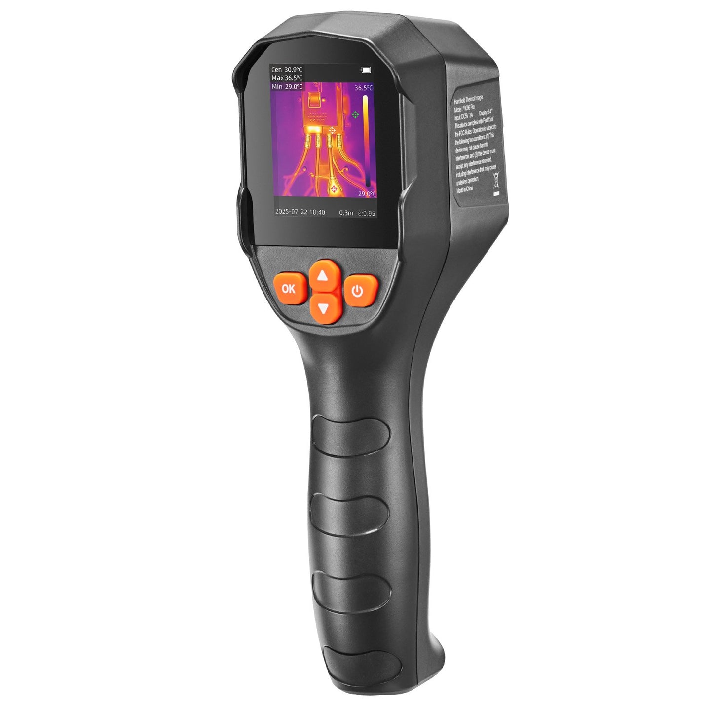 Thermal Camera, TISR Super Resolution 240x180, Thermal Imaging Camera with 2MP Visual Camera, 96x96 IR Resolution, 25HZ Refresh Rate, -4°F to 1022°F, 4 Image Modes & 6 Color Palettes