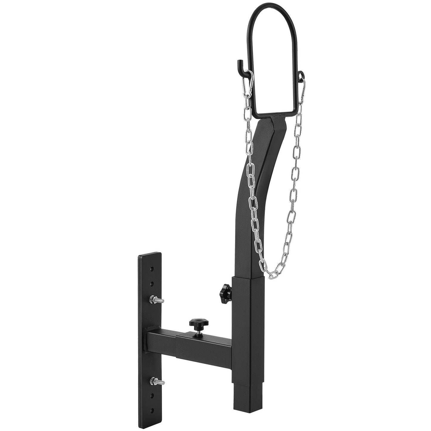 Livestock Trimming Stand, Goat & Sheep Stand 9.37-12.8 inch Adjustable Height 0-5.4 inch Width, Metal Goat Milking and Shearing Stand Attachment Nose Loop Headpiece, Black