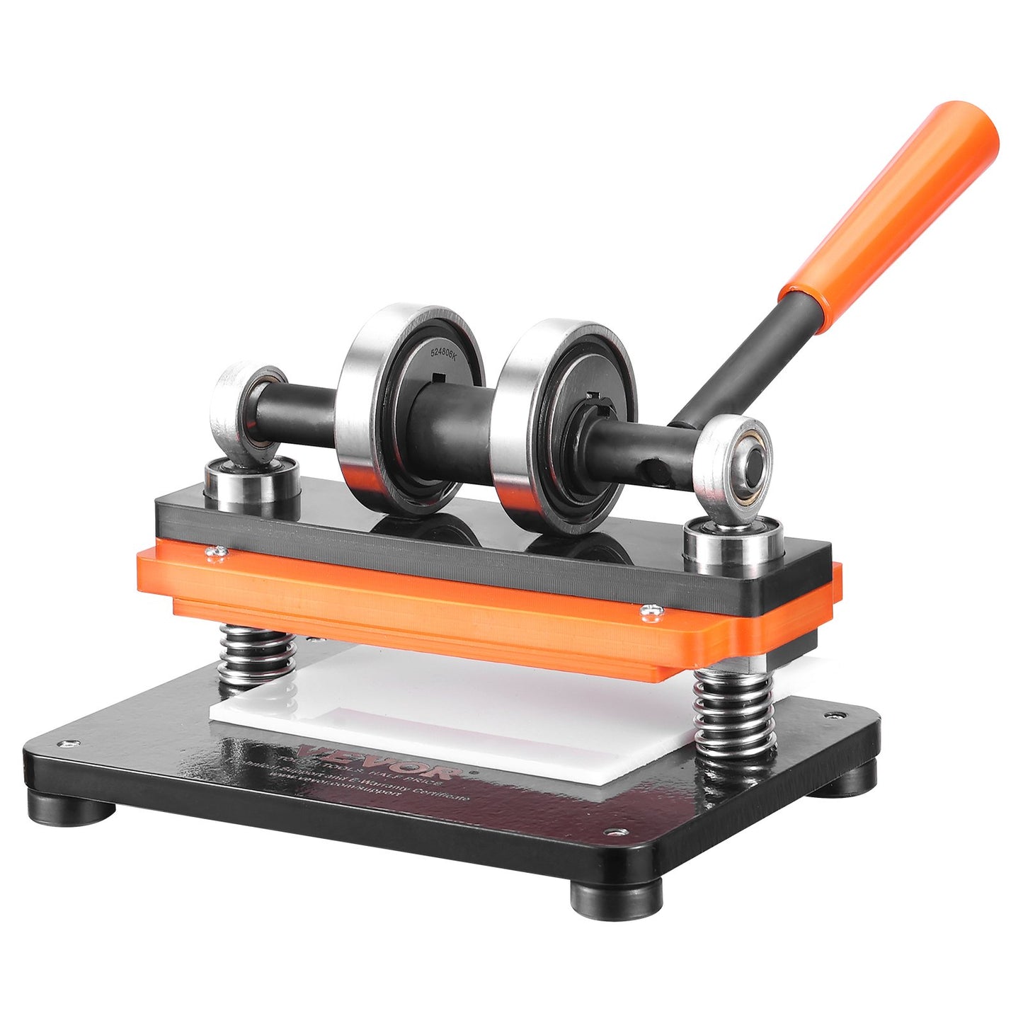 Leather Cutting Machine, 18 x 10 cm Embossing Plate Manual Die Cutter, 1.2 cm Pressure Stroke Leather Embossing Machine, Dual Guide Shafts Die Cut Machine for Various of Materials