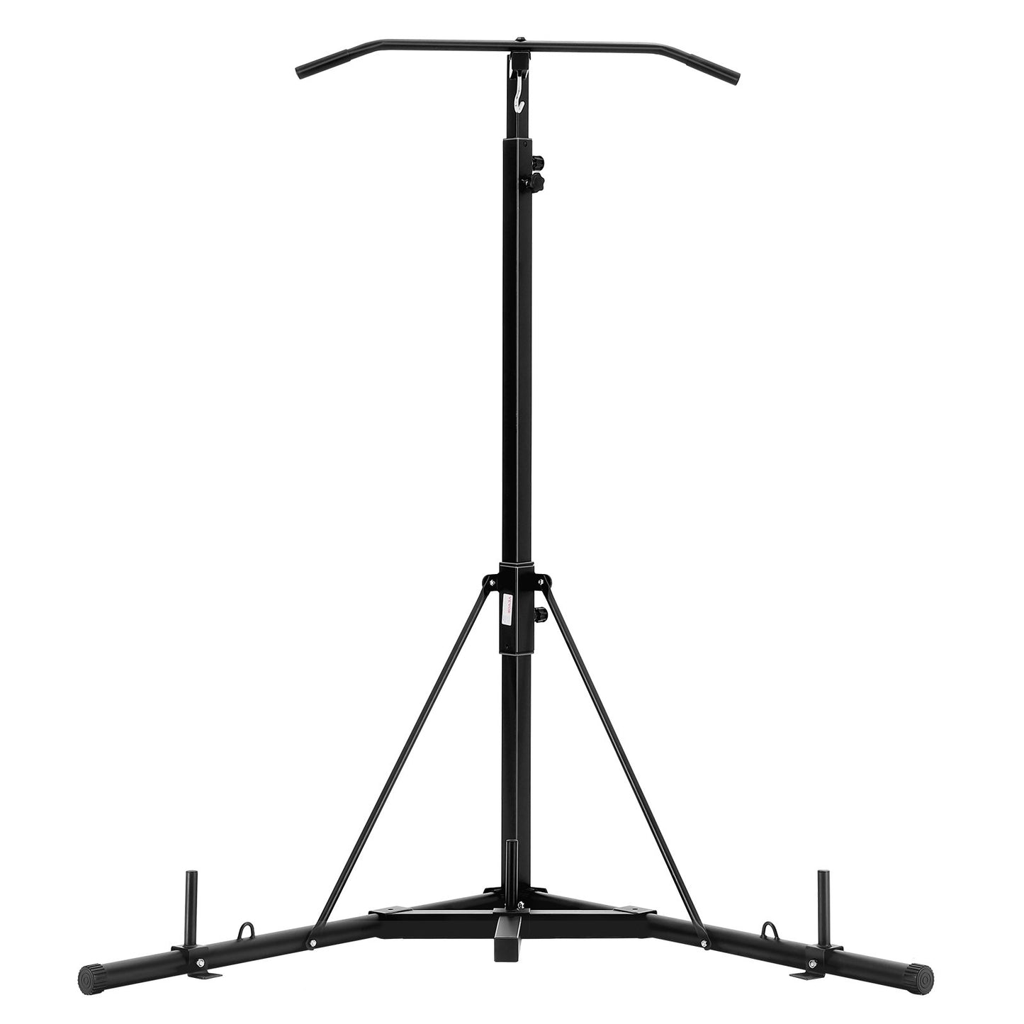 2 in 1 Punching Bag Stand, Steel Heavy Duty Workout Equipment, Adjustable Height Boxing Punching Bag Stand with Pull Up Bar, Freestanding Sandbag Rack, Holds Up to 140 lbs, for Home Gym Fitness