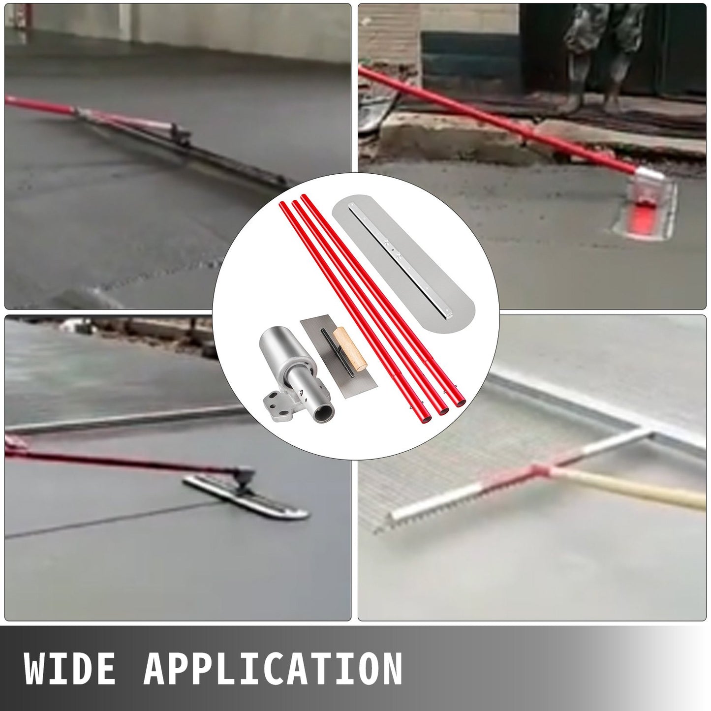 Bull Float Manganese Steel Concrete Float 900x200mm, Concrete Float Tool Cement Tool Bull Concrete Kit Bull Pool Float Bull Float Handle Bull Float Bracket Concrete Tool Finishing Bull Float