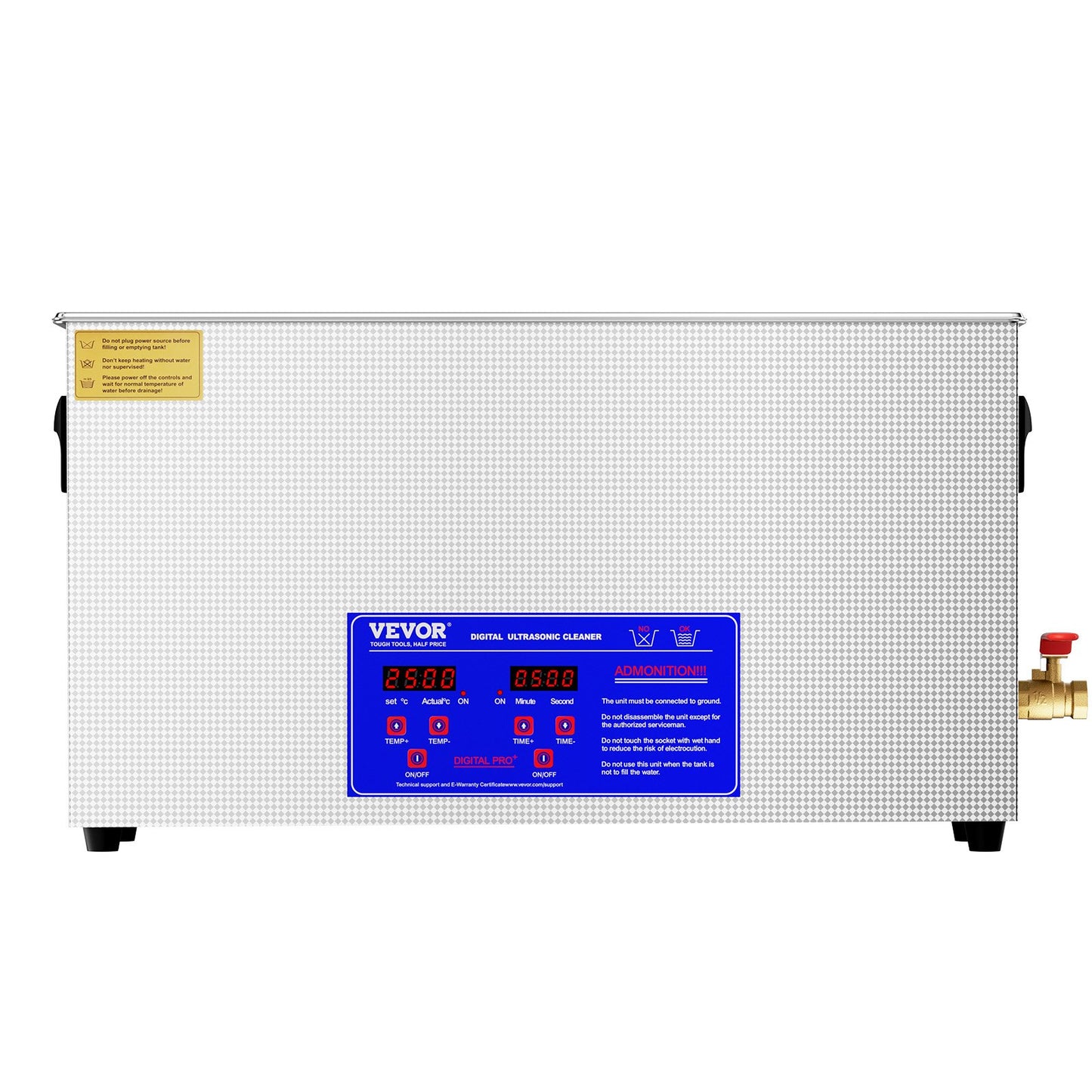 10L Ultrasonic Gun Cleaner, 300W Professional Ultra Sonic Cleaning Machine with Timer & Heater, 40kHz Digital Ultrasonic Cleaner with Basket for Gun Parts, Bullets, Military Supplies