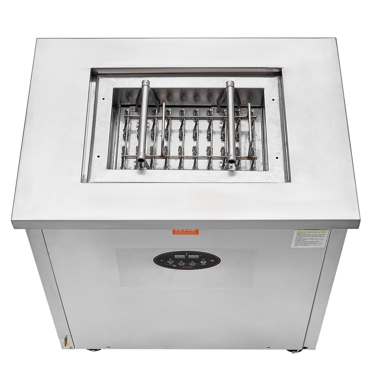 Gewerbliche Eismaschine, Einzelform-Set – 40-teilige Eismaschine, gewerbliche Eismaschine aus Edelstahl, Eis am Stiel-Maschine für Bars, Cafés und Milchtee-Läden