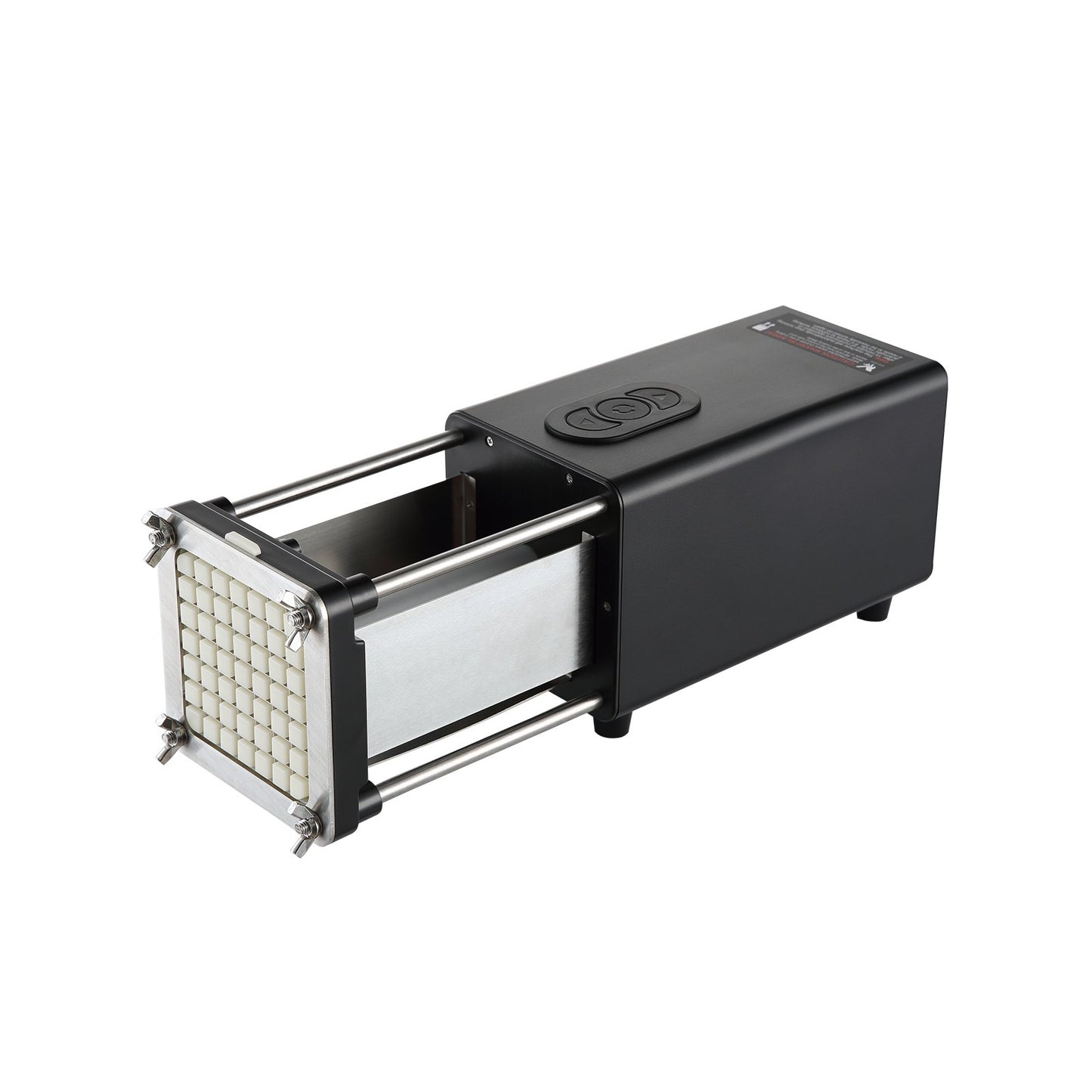 Electric French Fry Cutter, Potato Slicer with 1/2-Inch and 3/8-Inch Stainless Steel Blades, Potato Cutter Chopper w/ Anti-slip Feet, Great for Potato, French Fries, Cucumber, Vegetables, Carrot