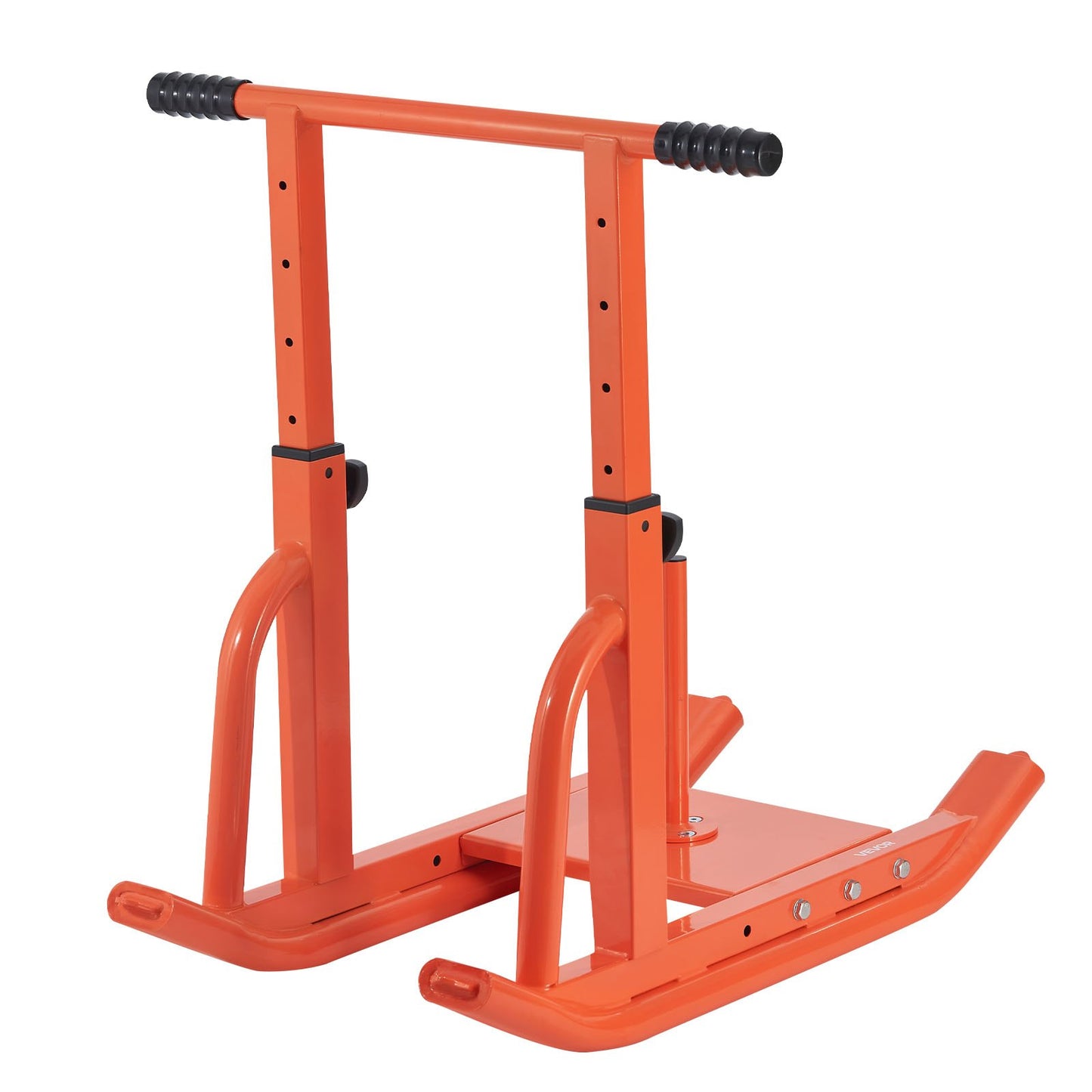 Weight Sled, Steel Power Sled, Fitness Training Sleds for Athletic Exercise Speed Improvement, Workout Equipment with Adjustable Height Handle, Compatible with 25/51 mm Weight Plates, Orange