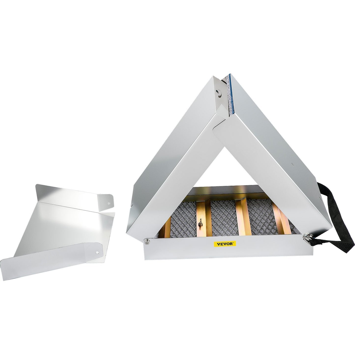 Faltbare Goldwaschrinne aus Aluminiumlegierung, kompakte 50-Zoll-Goldwaschrinne, leichte Goldwaschanlage, tragbare Goldwaschrinne mit Moos, Fluss, Bach, Goldwaschen, Prospektion, Baggern