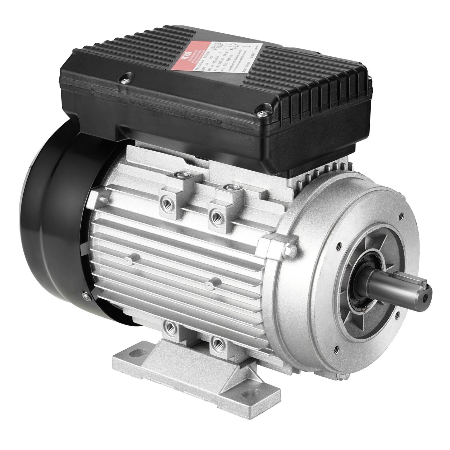 0.75KW Electric Motor 1400 rpm, AC 220~240V 5.45A, 80, B34 Frame, Air Compressor Motor Single Phase, 19mm Keyed Shaft, CW/CCW Rotation for Agricultural Machinery and General Equipment
