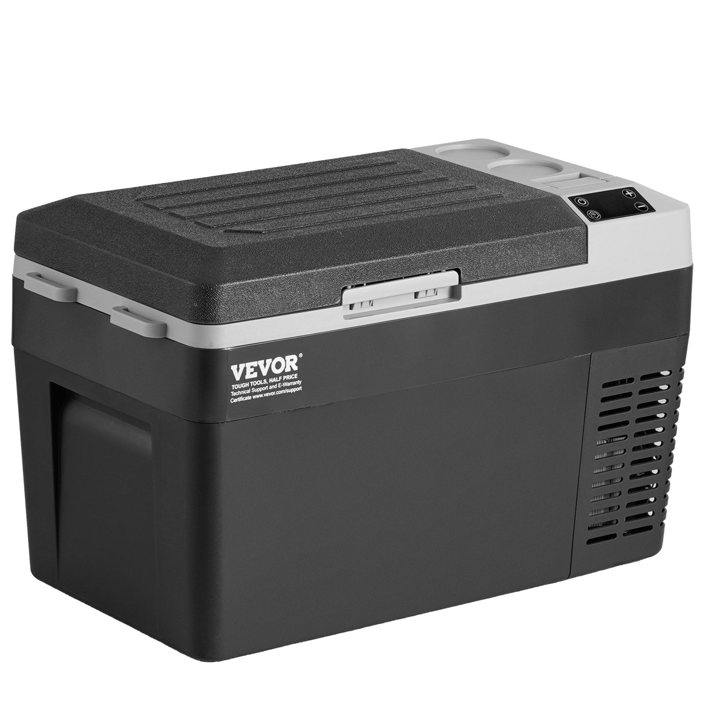 Portable Car Refrigerator, 12 Volt Car Refrigerator Fridge, 25 L / 26.4 QT Single Zone Portable Freezer, -4℉-68℉ Adjustable Temperature, Compressor Cooler for Home, Outdoor, Camping, RV, Car