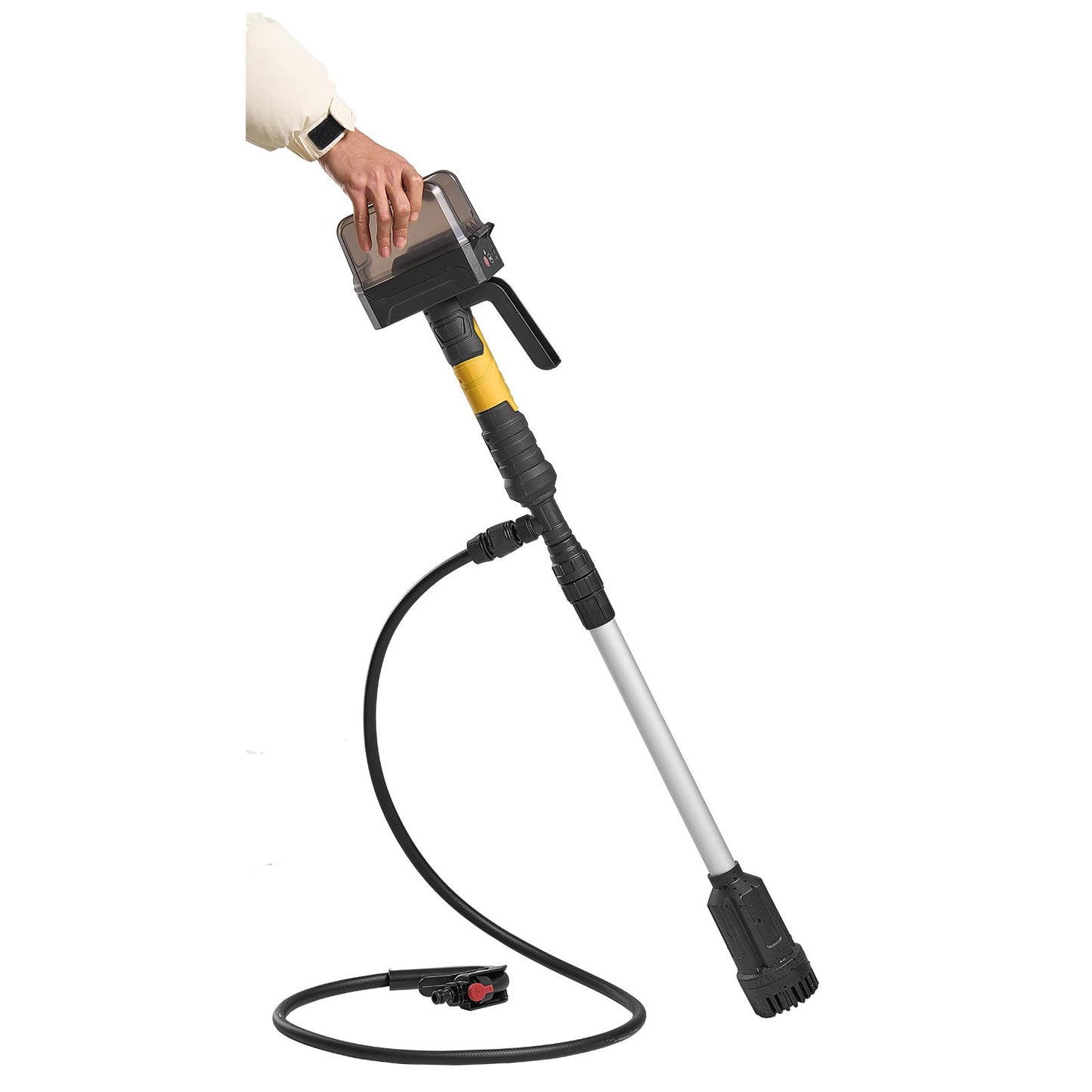 Cordless Stick Water Transfer Pump, 33 L/min(528GPH), Portable Sump Pump with NPT3/4" Garden Hose, Compatible with Dewalt 20V MAX Battery (No Battery), Electric Utility Stick Pump for Pool, Garden, Pond