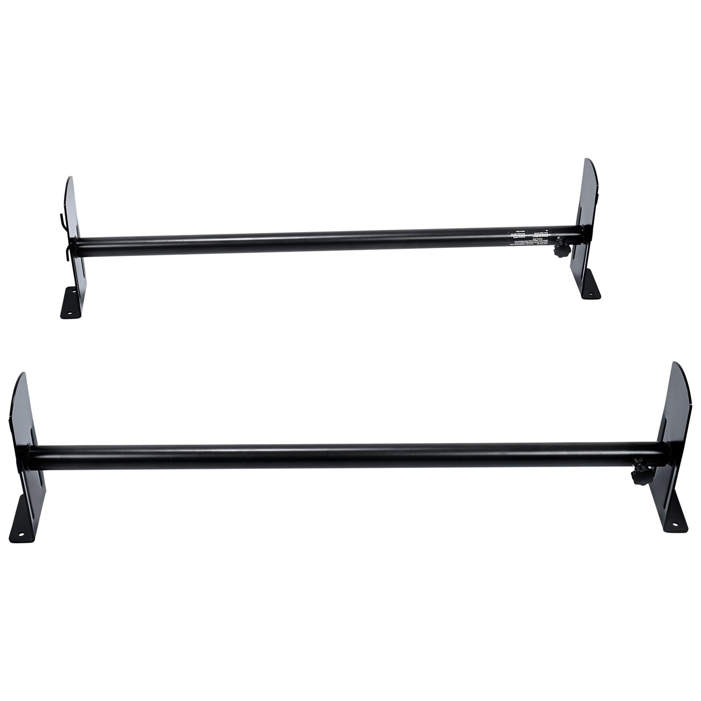 Van Roof Ladder Rack, 2 Bars Alloy Steel Roof Racks, 227 KG Capacity Roof Rack, Adjustable Length 910-1330 mm, Van Ladder Rack Compatible with Chevrolet Express, GMC Savana, etc, Drilling Mount