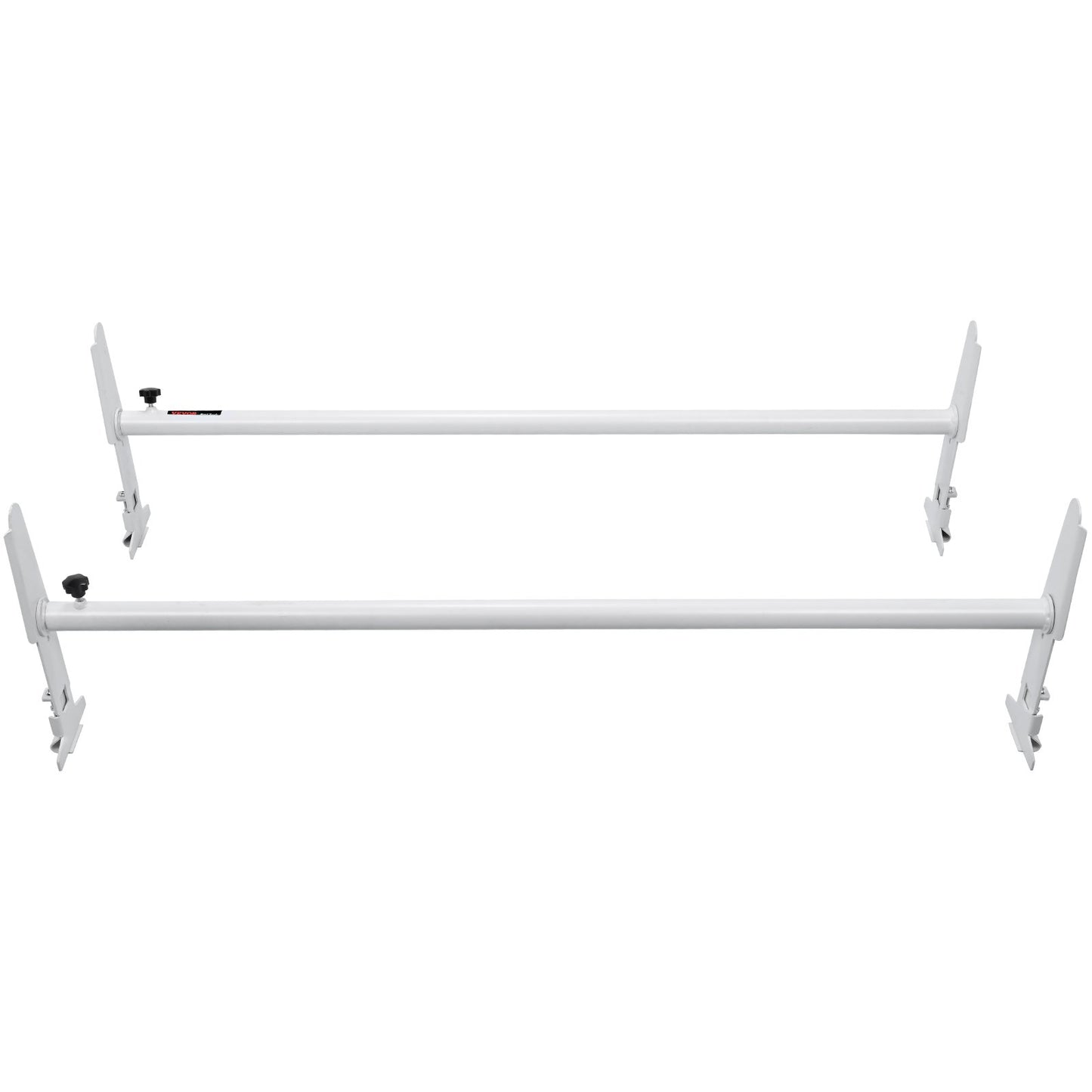 Van Roof Ladder Rack, 2 Bar Alloy Steel Ladder Racks, Adjustable from 1200-2000 mm, 227 kg Capacity, Roof Rack Compatible with Full-size Vans with Rain Gutter, Chevrolet Express, GMC Savana