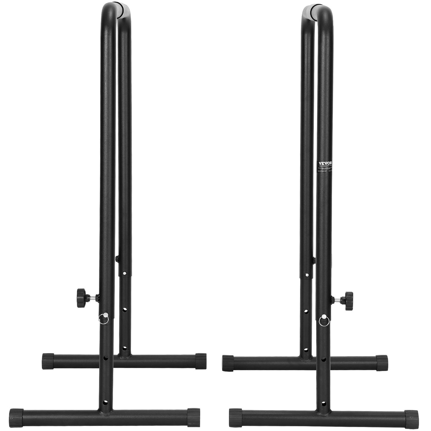 Dip Bars, 440 lbs Capacity, Heave Duty Dip Stand Station with Adjustable Height, Fitness Workout Dip Bar Station Stabilizer Parallette Push Up Stand, Parallel Bars for Strength Training Home Gym