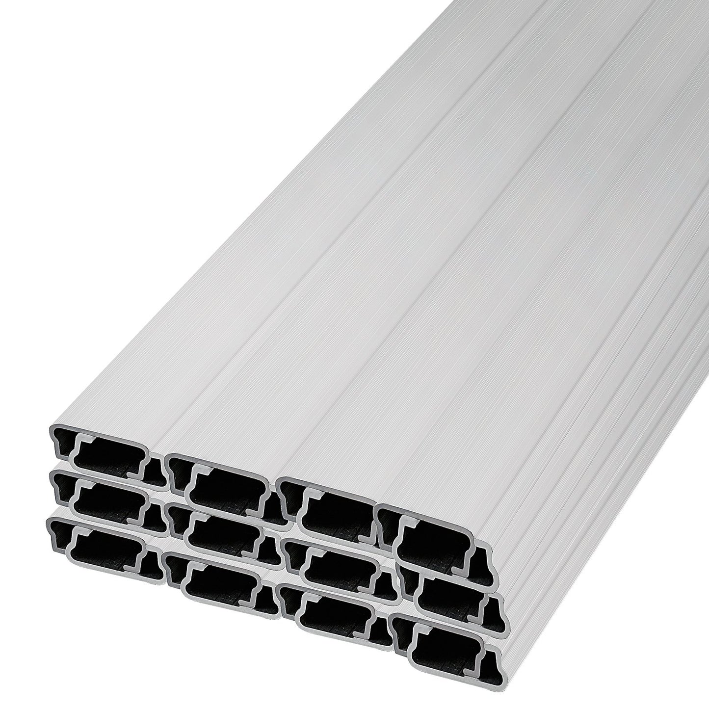 Spring Wire and Lock Channel, 6.56ft Spring Lock & U-Channel Bundle for Greenhouse, 40 Packs PE Coated Spring Wire & Aluminum Alloy Channel,Plastic Poly Film or Shade Cloth Attachment with Screw