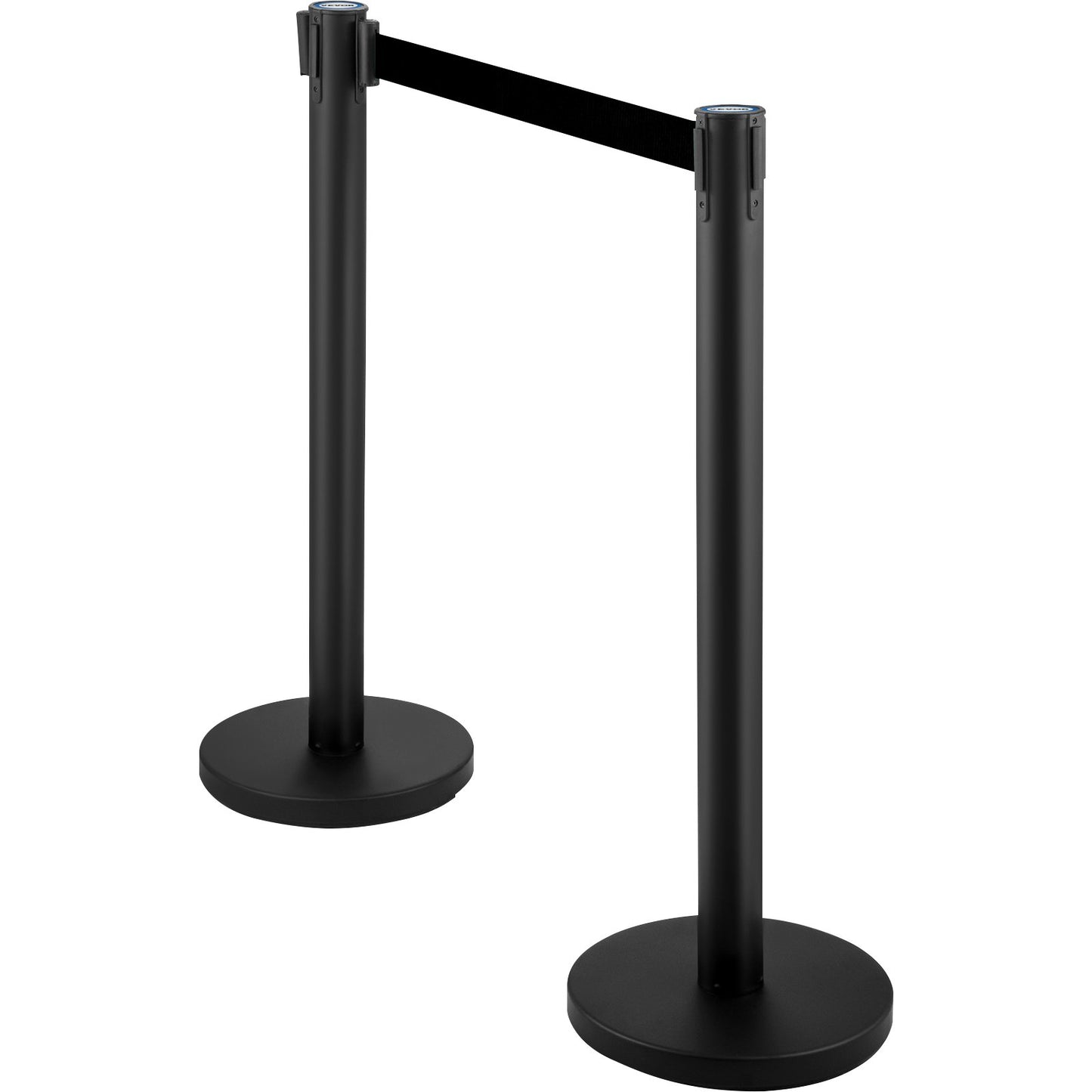 Crowd Control Stanchions, 6-Pack Crowd Control Barriers with 3PCS 6.5FT Retractable Belt, Stanchion Posts Queue Pole for Crowd Control Barriers, Easy Assembly