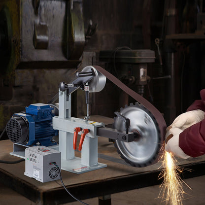 Benchtop Disk & Belt Sander Bench Sander 1.5KW with Ph 427 x 30.5 cm Wheel Adjustable Sanding Belt, Central Machinery Belt and Disk Sander 0-2800Rpm Combination Sanders