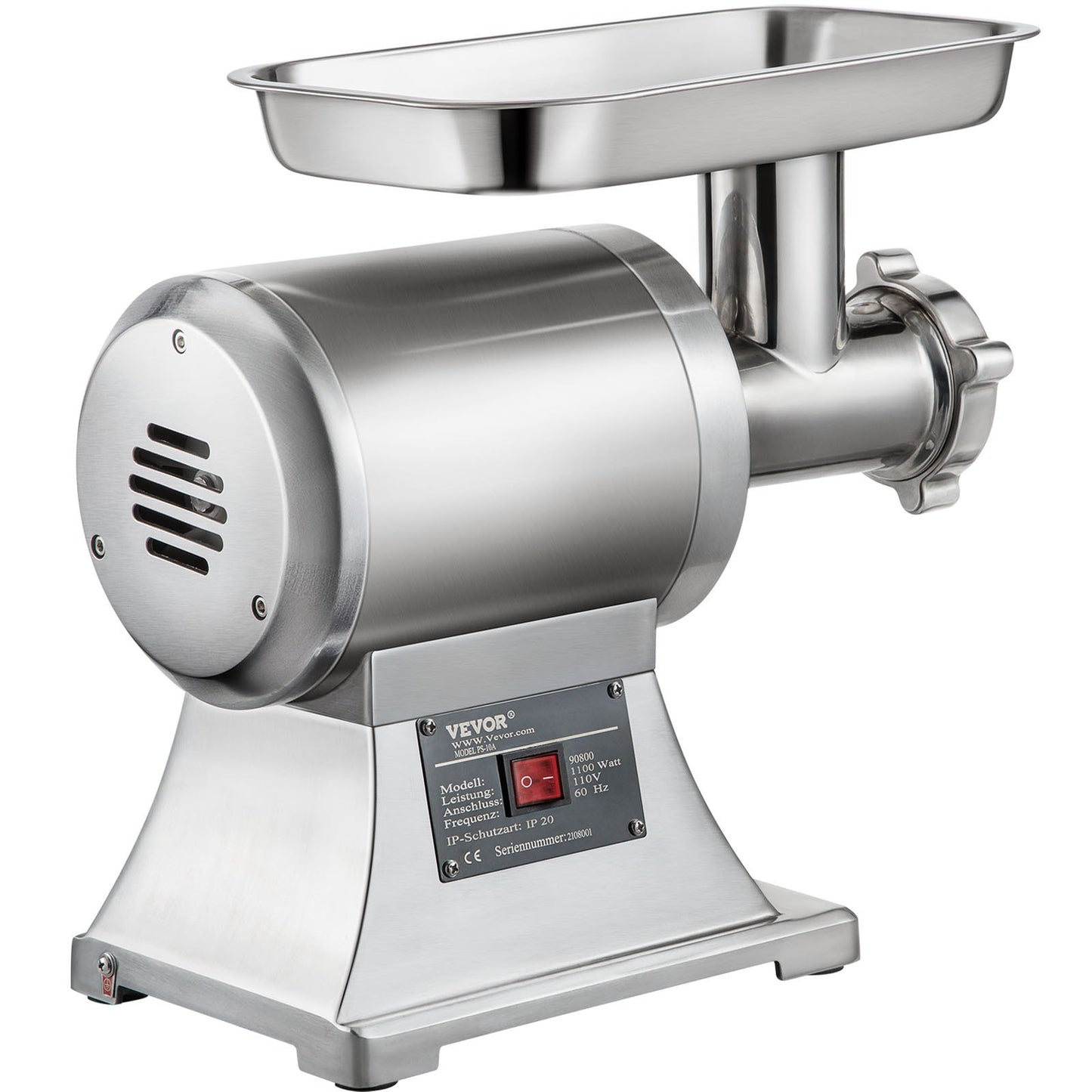 8500W Commercial Stainless Steel 204.1 kg Meat Grinder Cutter Blade Plate Sausage Stuffer