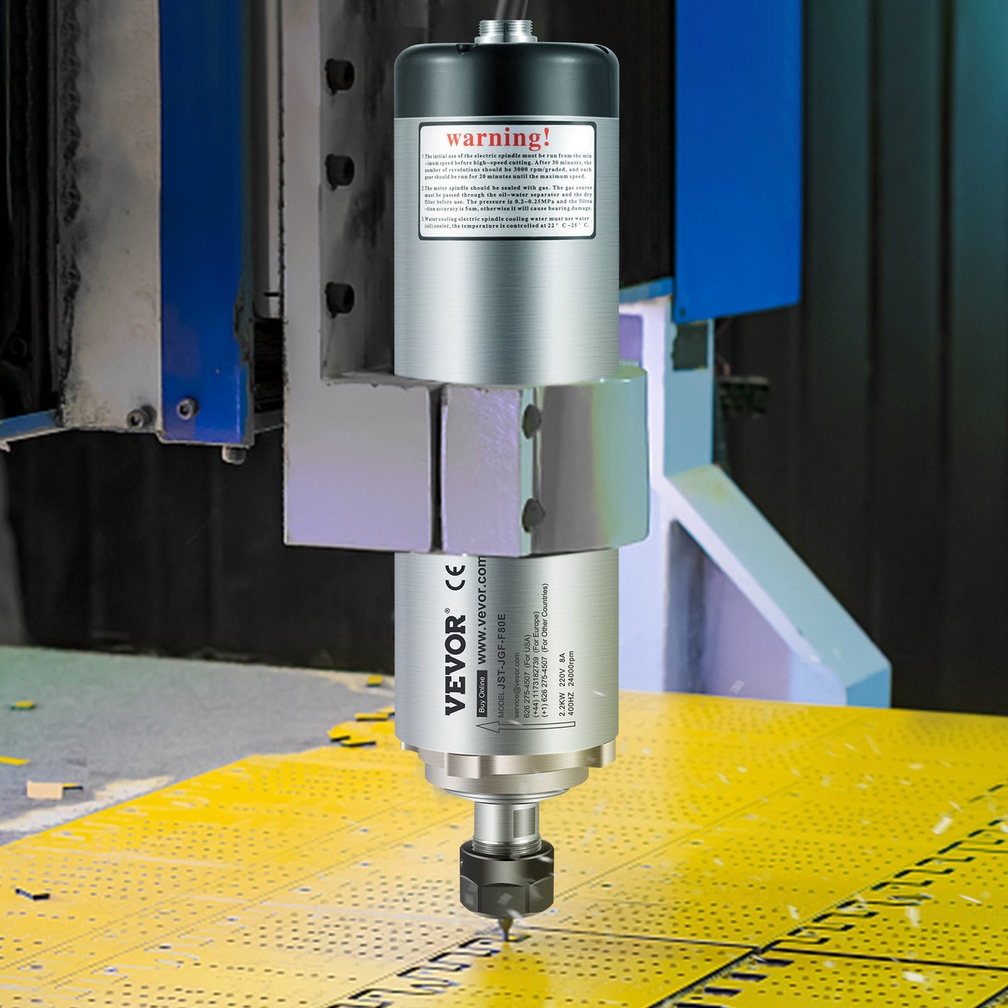 2.2KW 2220V Air Cooled Spindle Motor ER20 CNC Air Cooling Spindle Motor for CNC Engraving Milling Machine