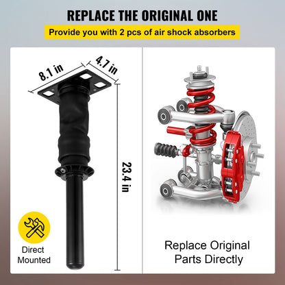 Rear Cab Air Shock Absorber for International Prostar 2008+ 3595977C96 3595977C95 Cab Air Shock Dampen the Driving Vibration (Two Piece(a pair))