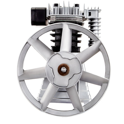 Industrial 3HP Air Compressor Head Pump Motor 160PSI 1300/min Single Stage Twin Cylinder Aluminum Air Compressor Head Piston Style Splash Lubrication Pump Single Stage