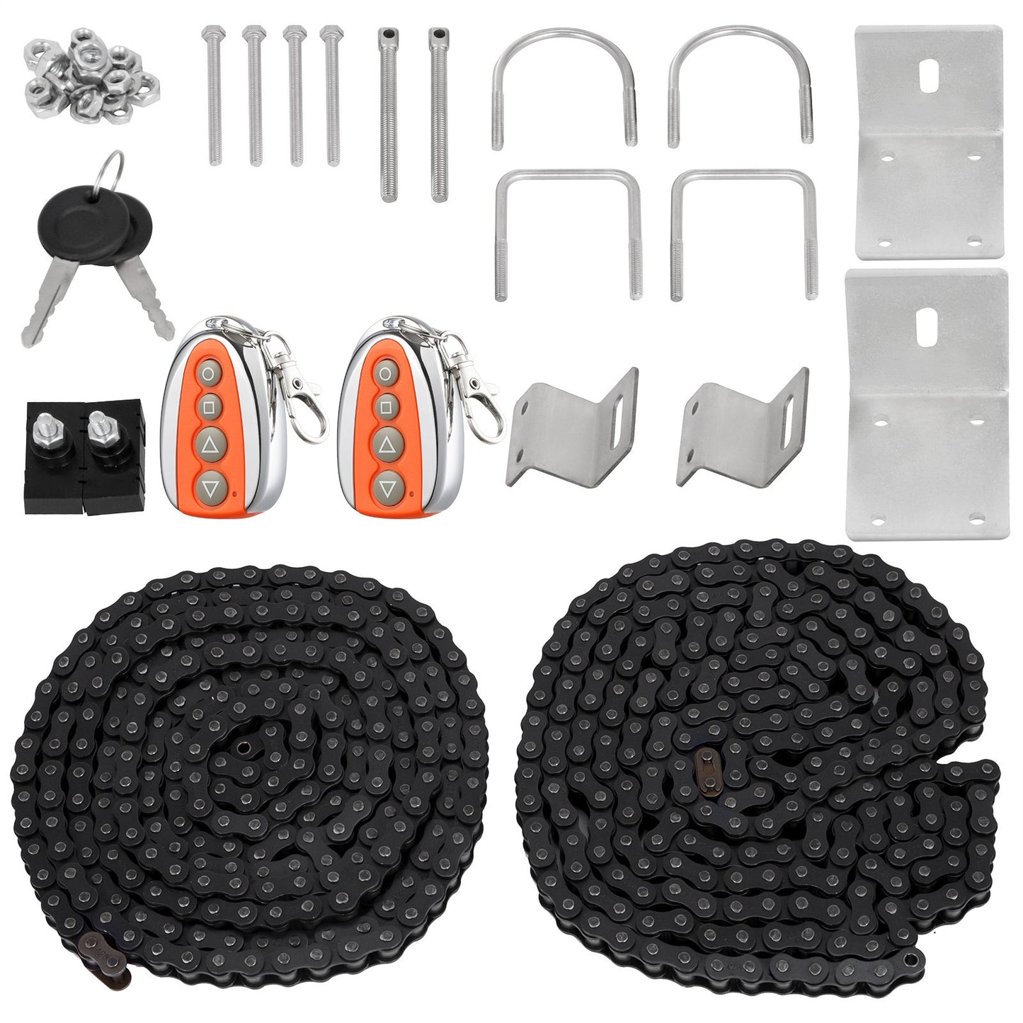 Sliding Gate Opener, AC600 1400Lbs with 2 Remote Controls Move Speed 43ft Per Min, Basic Model (1800Lbs)