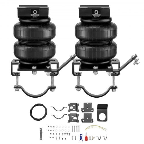 Air Bag Suspension Kit, Air Springs Suspension Bag Kit Compatible with 2001-2010 Chevrolet Silverado 2500/3500HD and GMC Sierra 2500/3500HD 4WD RWD, 5000 lbs Loading, 5 to 100 PSI